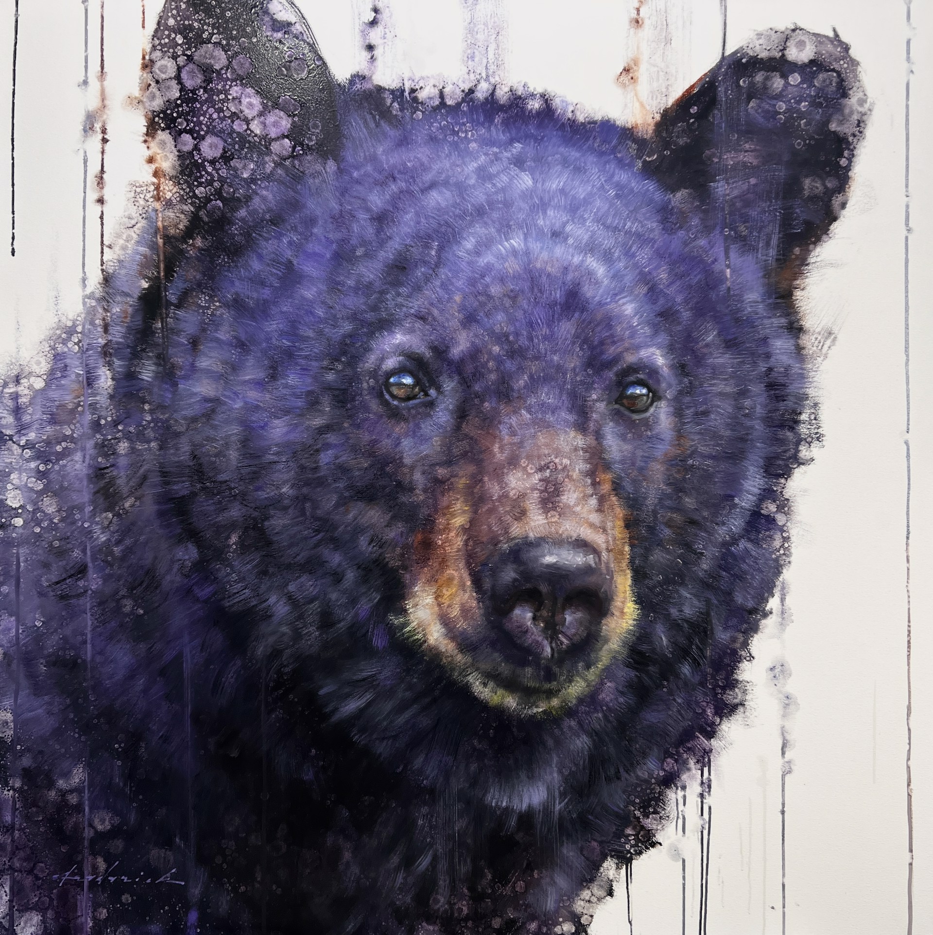 BEAR IN BLUE by David Frederick Riley
