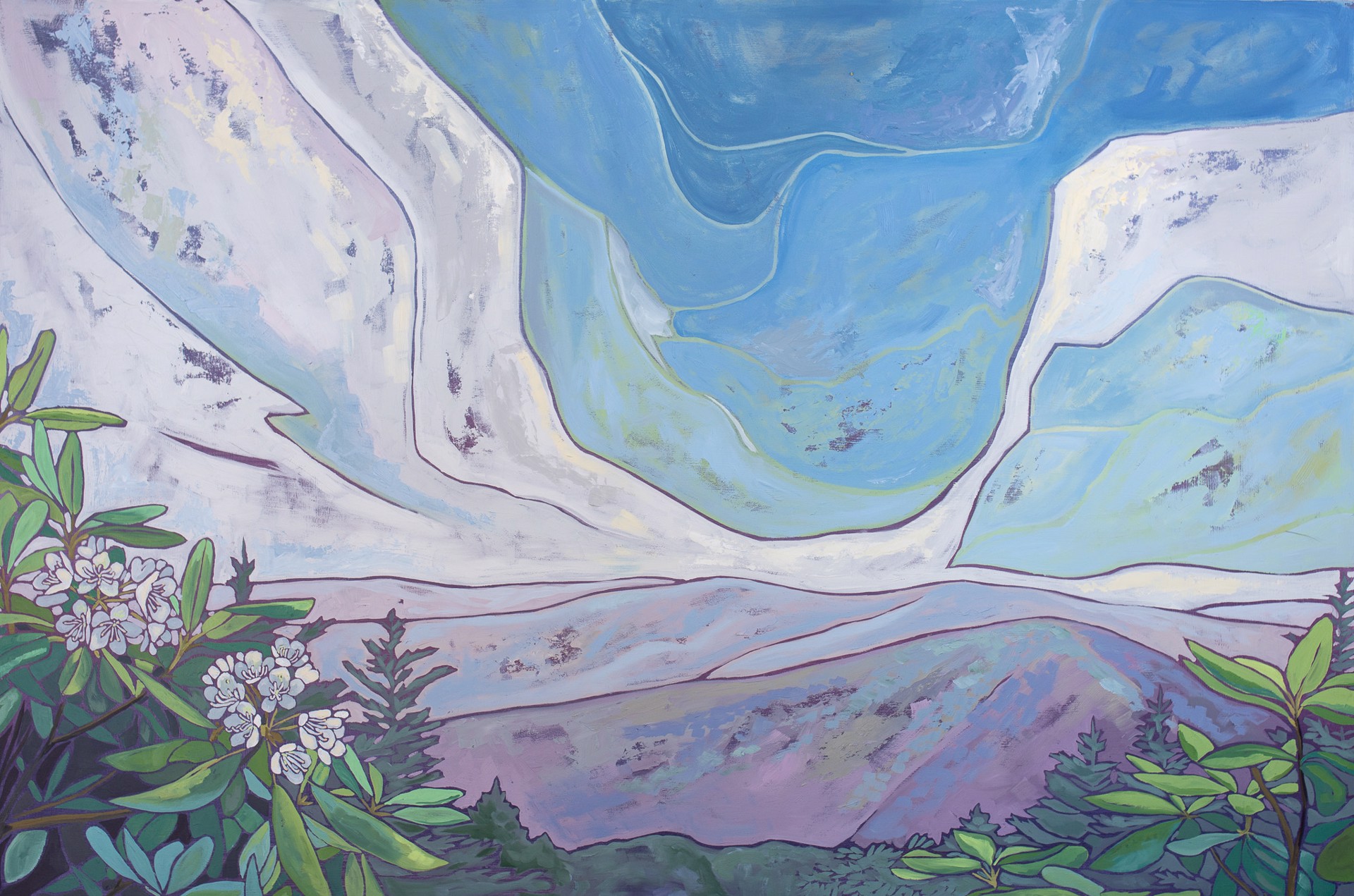 Blue Ridge Vista by Mary Benson