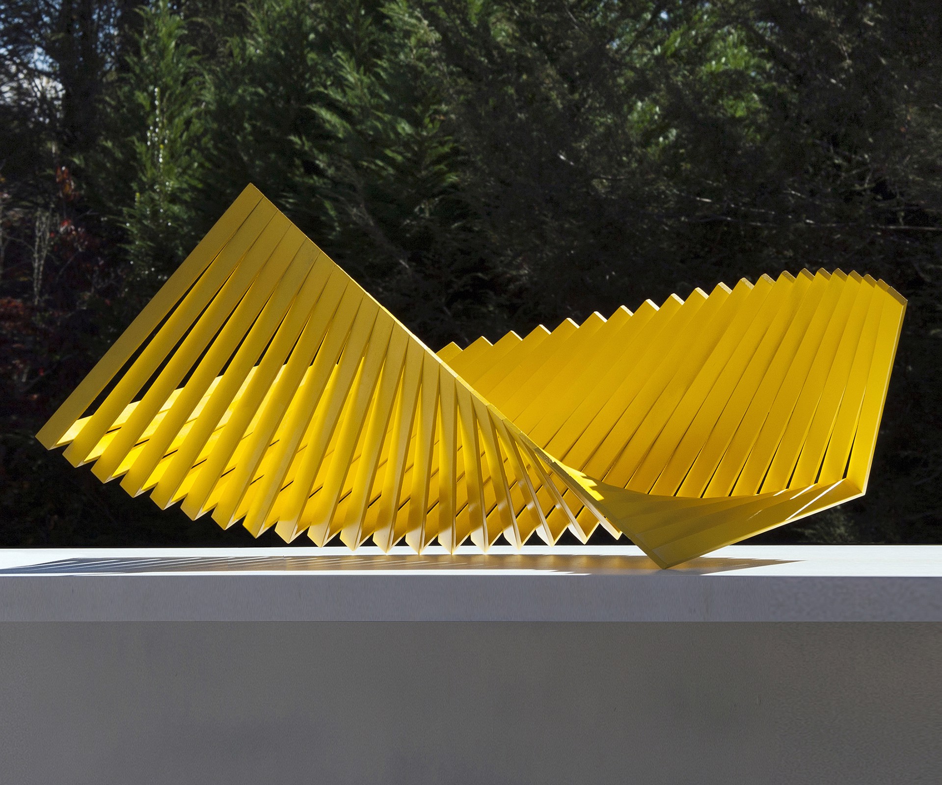 Untitled Yellow Maquette by Robert Winkler