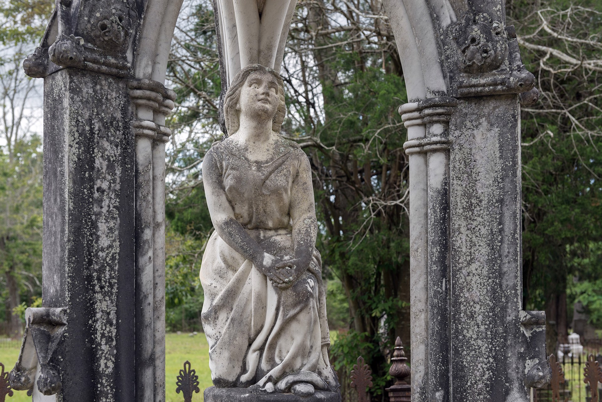 Monument of Emma Reeves (1841-1857), Dayton Cemetery, Marengo County by Robin McDonald