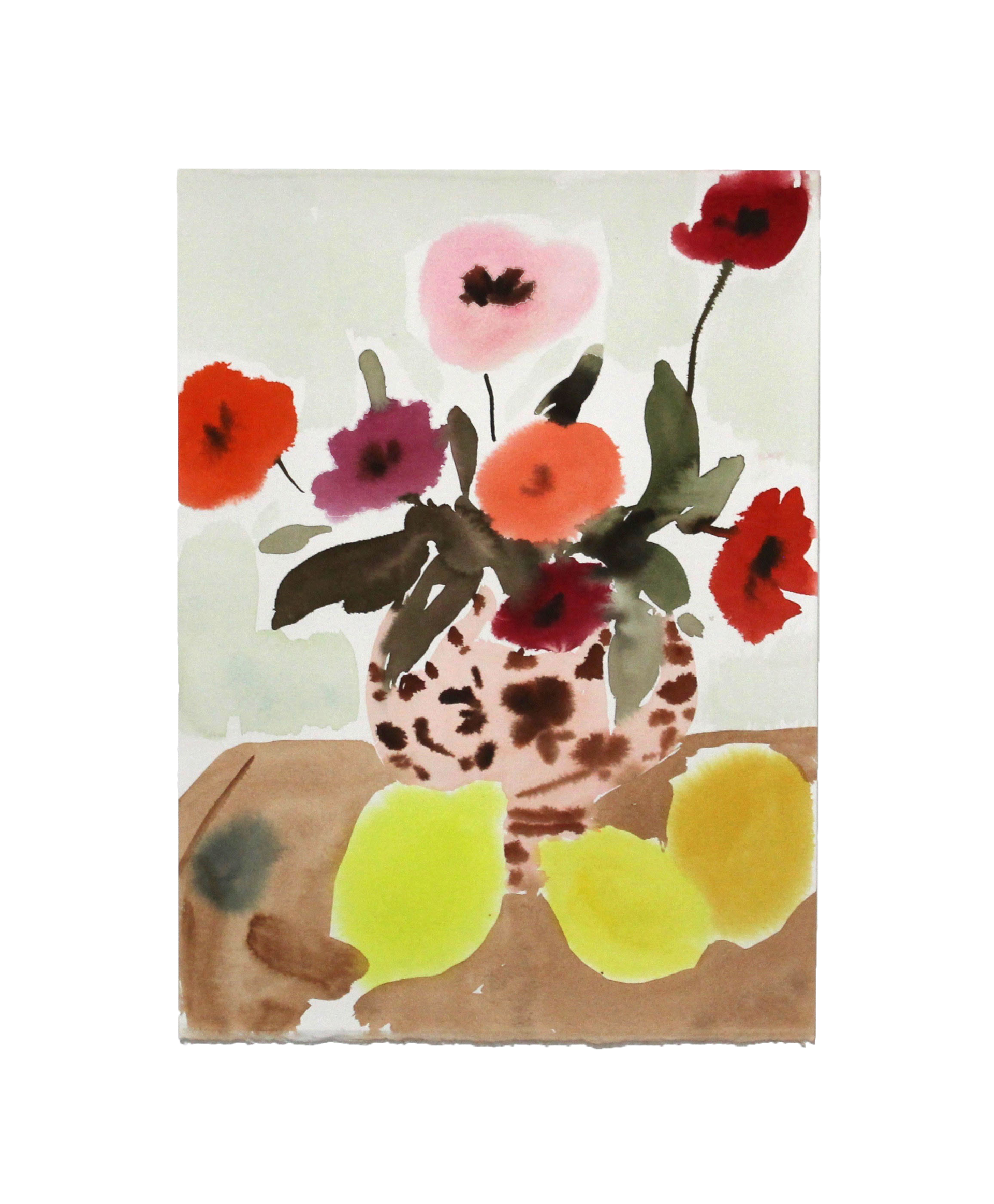 Poppies with Lemons by Kayla Plosz Antiel