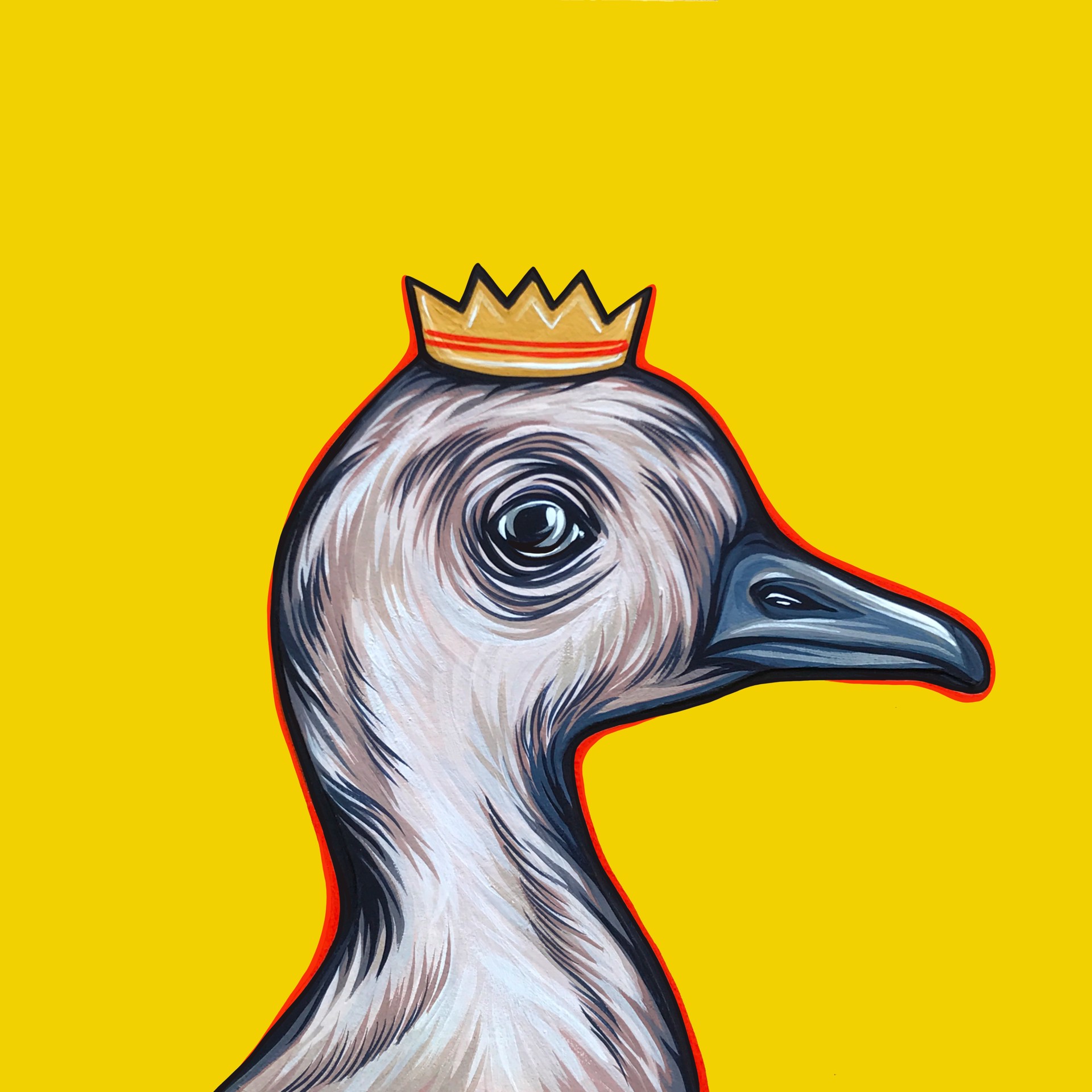 Mighty Ducks Orange Crown by Kaitlin Ziesmer