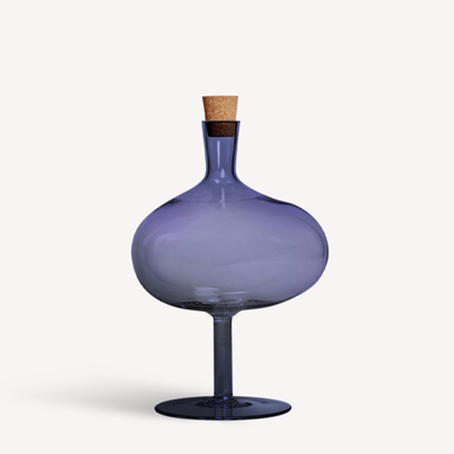 Kosta Boda- Bod Bottle- Midnight Blue- Large by GVL CMKT