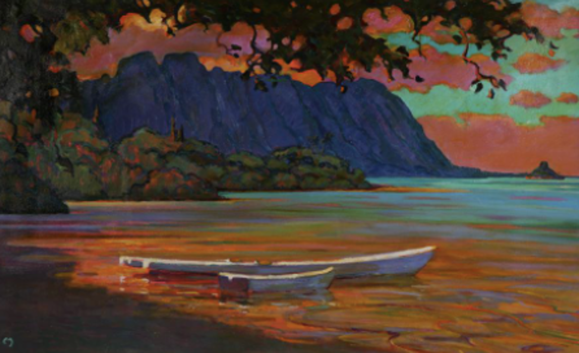 Heʻeia Boats by Dennis Morton