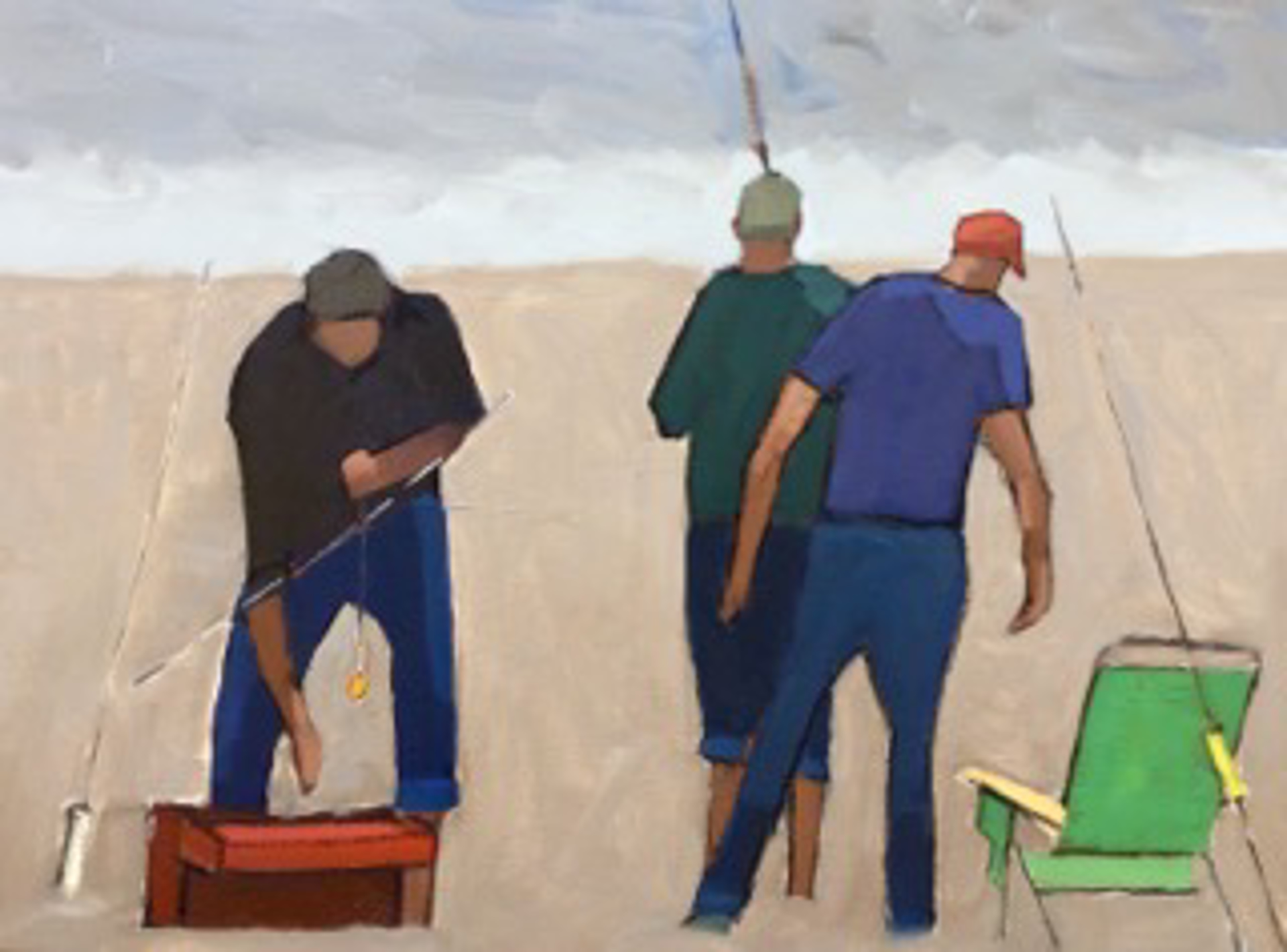Surf Casters by Nancy Colella