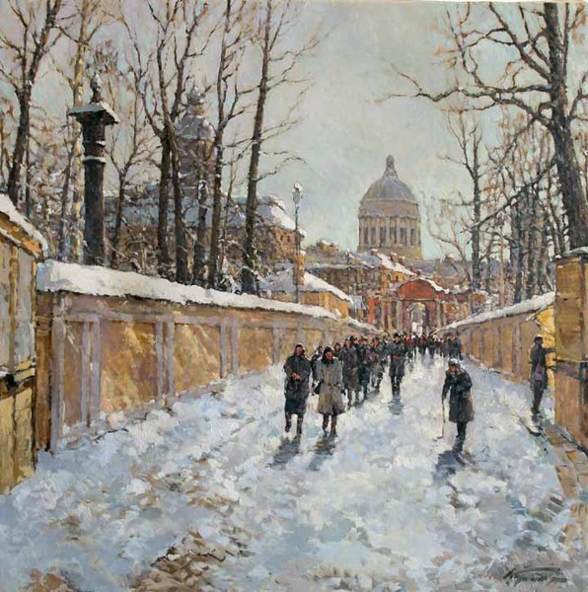 Alexander Nevsky Lavra by Alexander Kremer