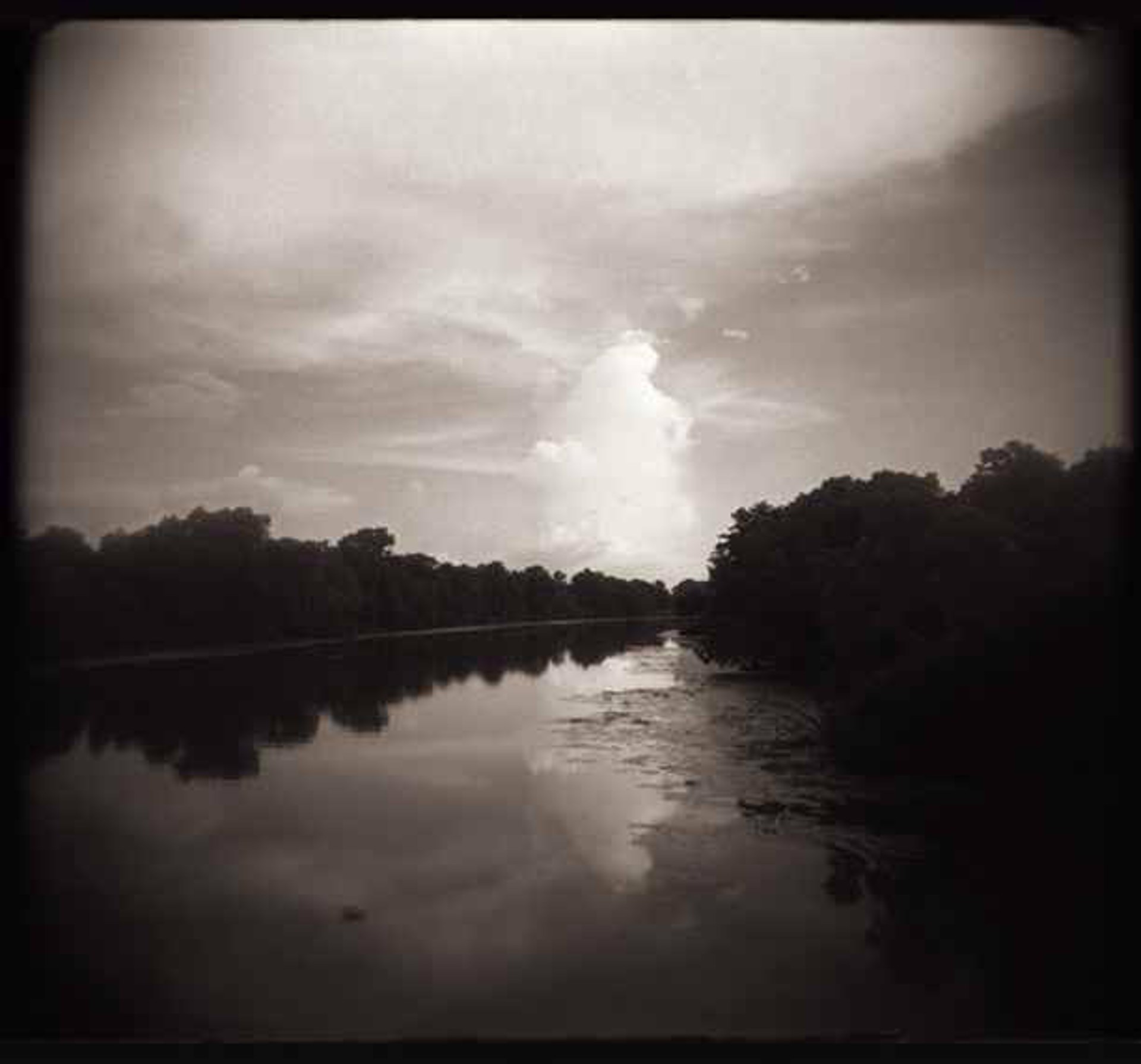 White Cloud Over Bayou Teche by George Yerger