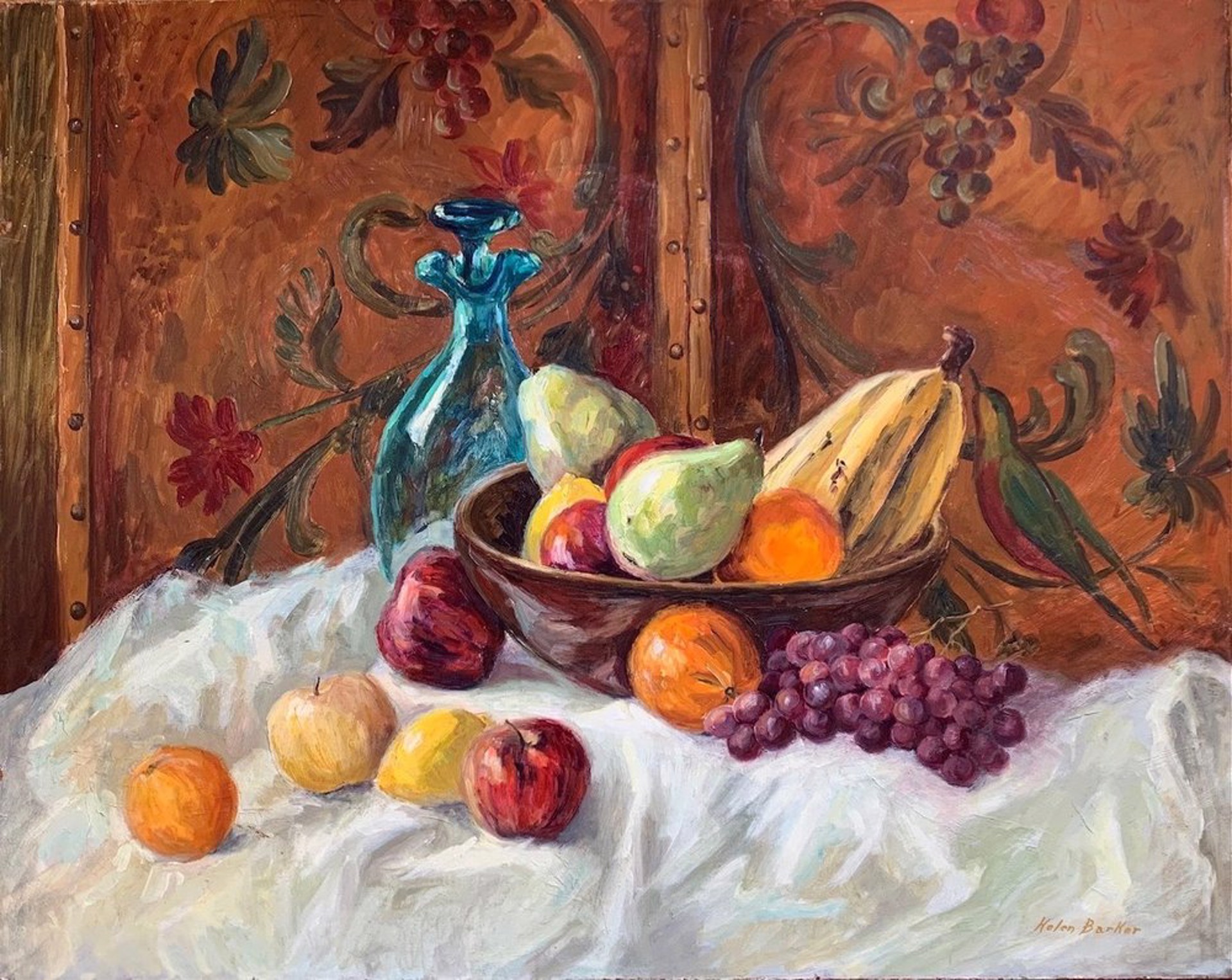 Still Life with Fruit by Helen Barker