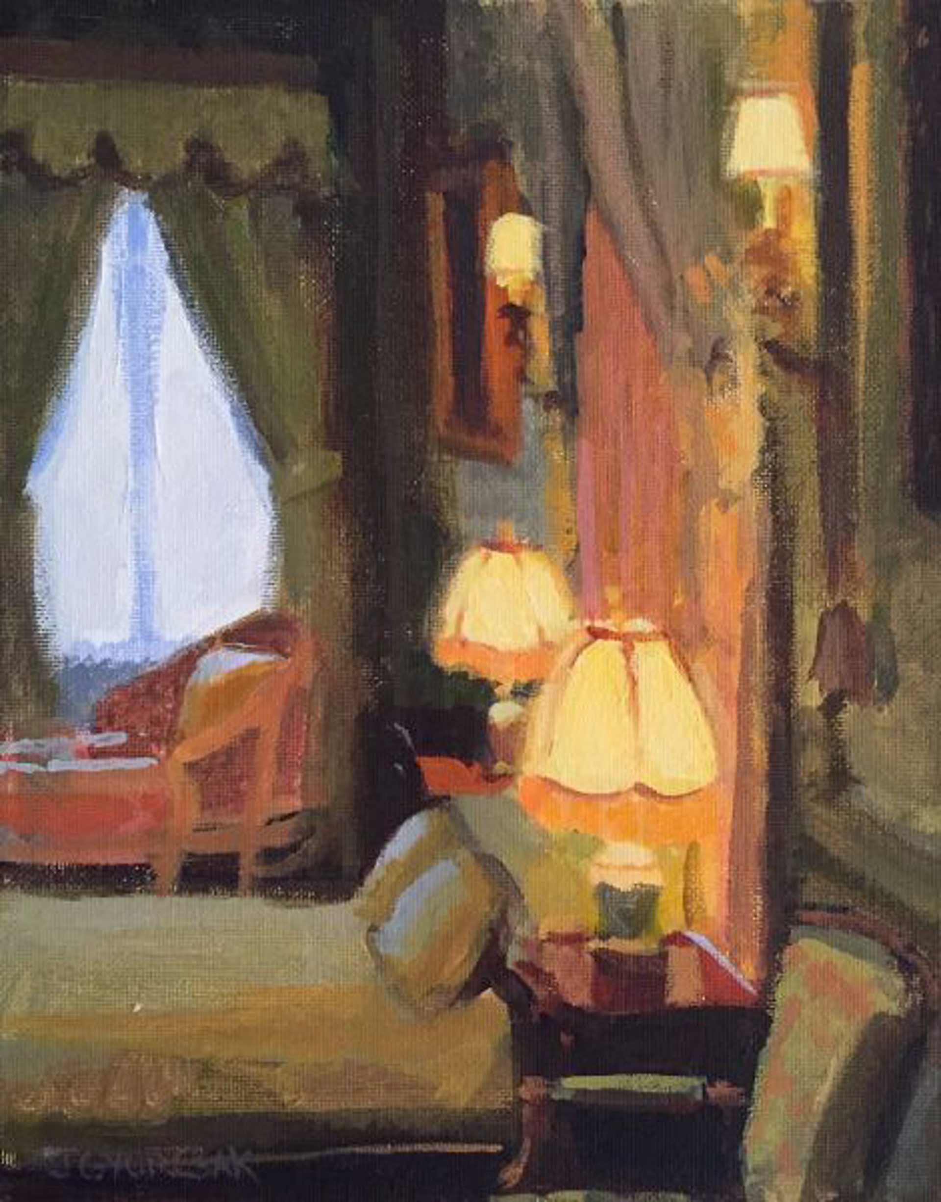 Lamp Lit Room by Joe Gyurcsak