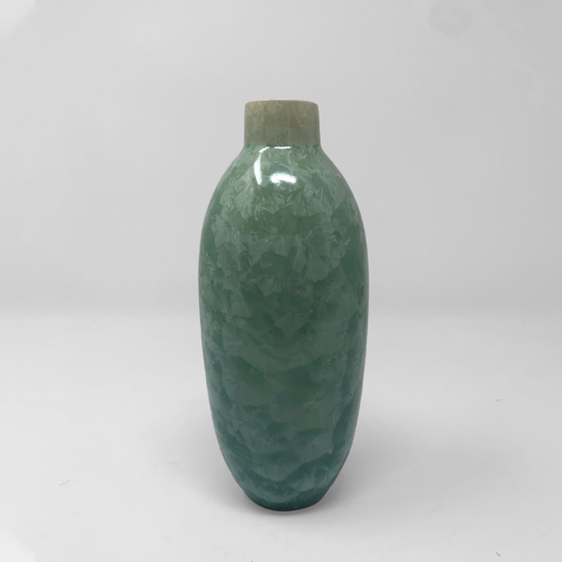 Mint Green Vase by Jim Keffer