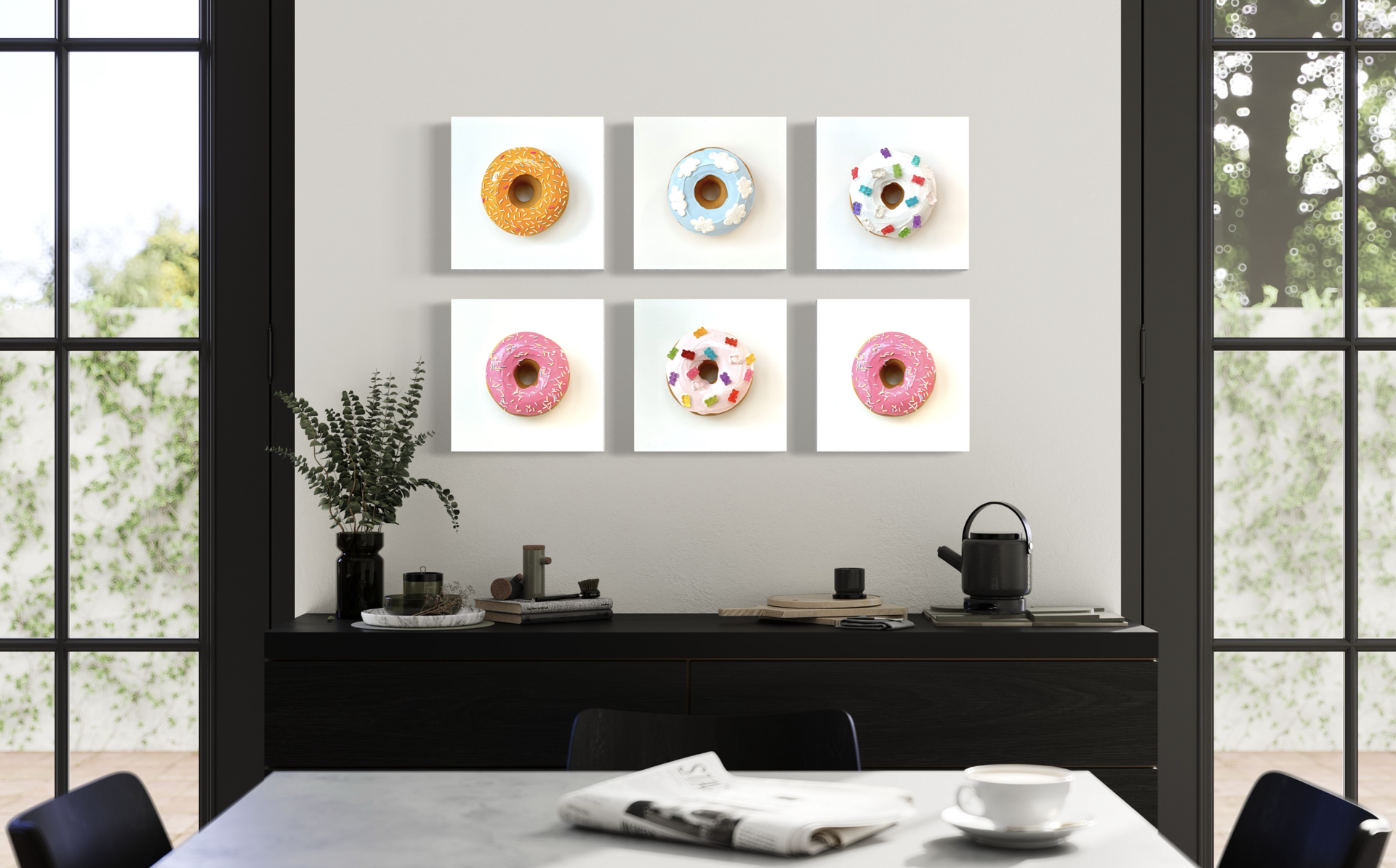 Orange Sprinkle Donut by Anna Sweet