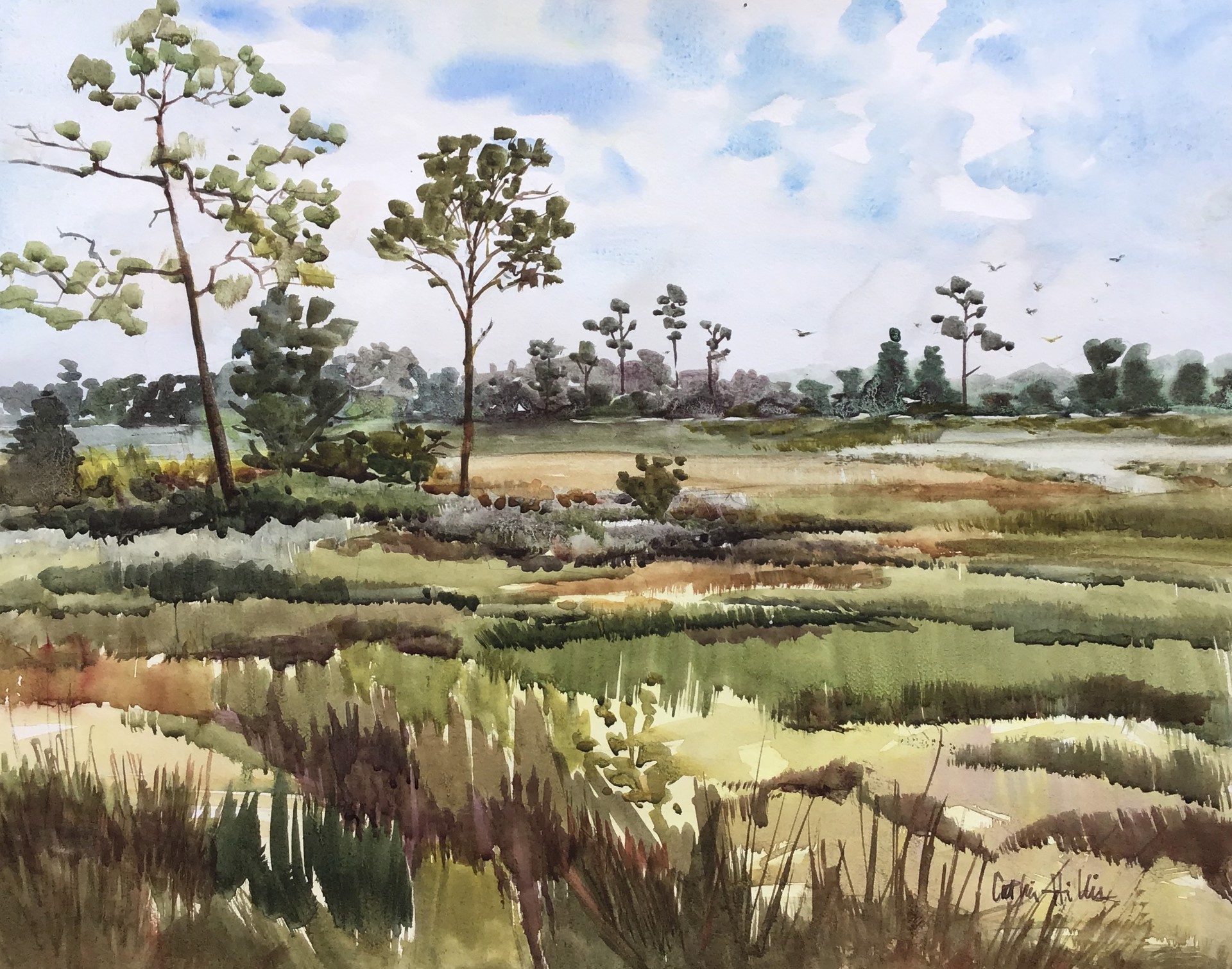 Marsh Tapestry by Catherine Hillis