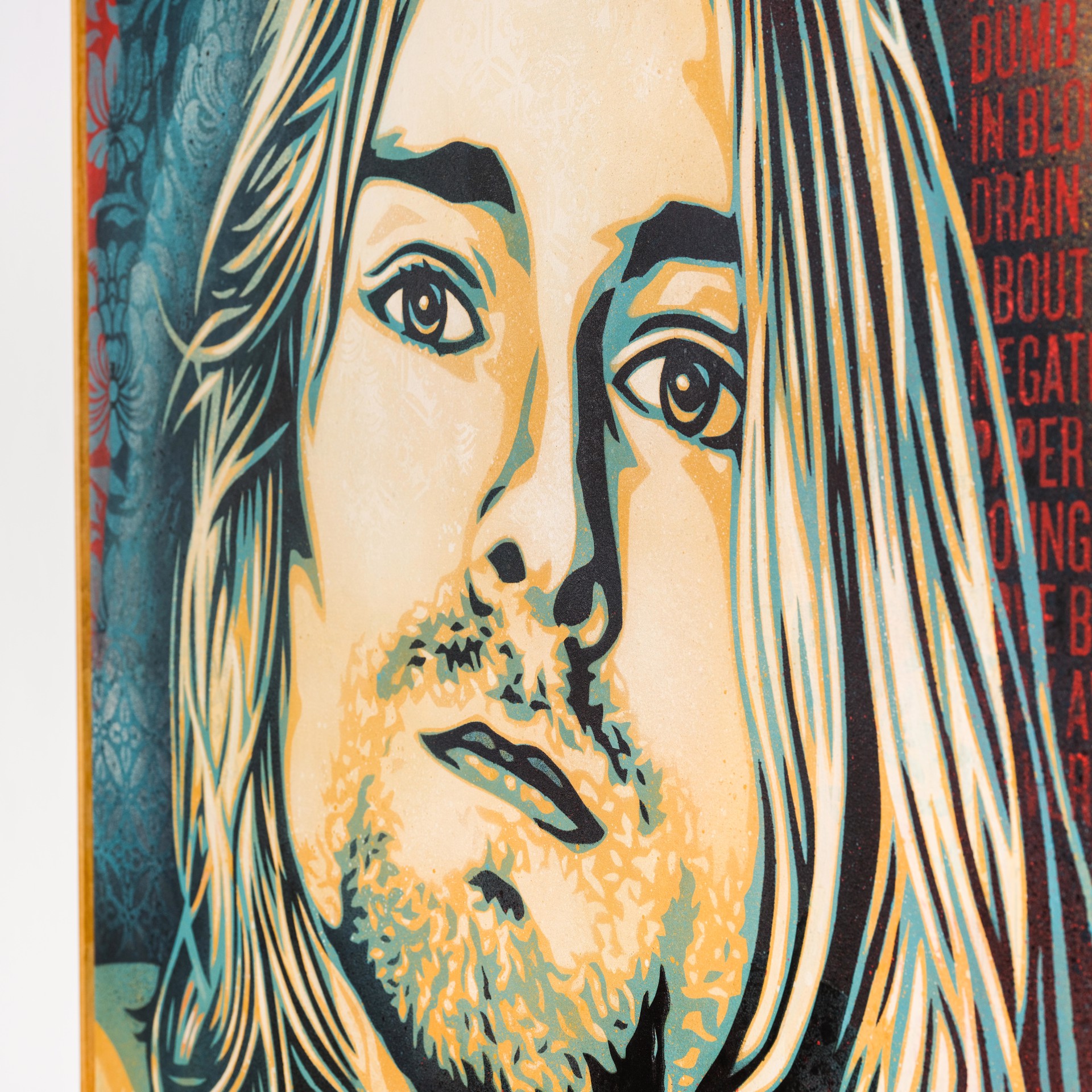 Kurt Cobain - Endless Nameless, Version 2 by Shepard Fairey /Originals