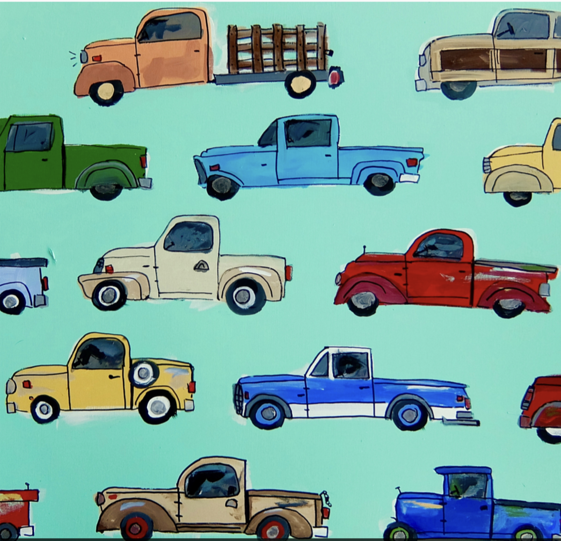Pick Up Trucks by Brian Nash