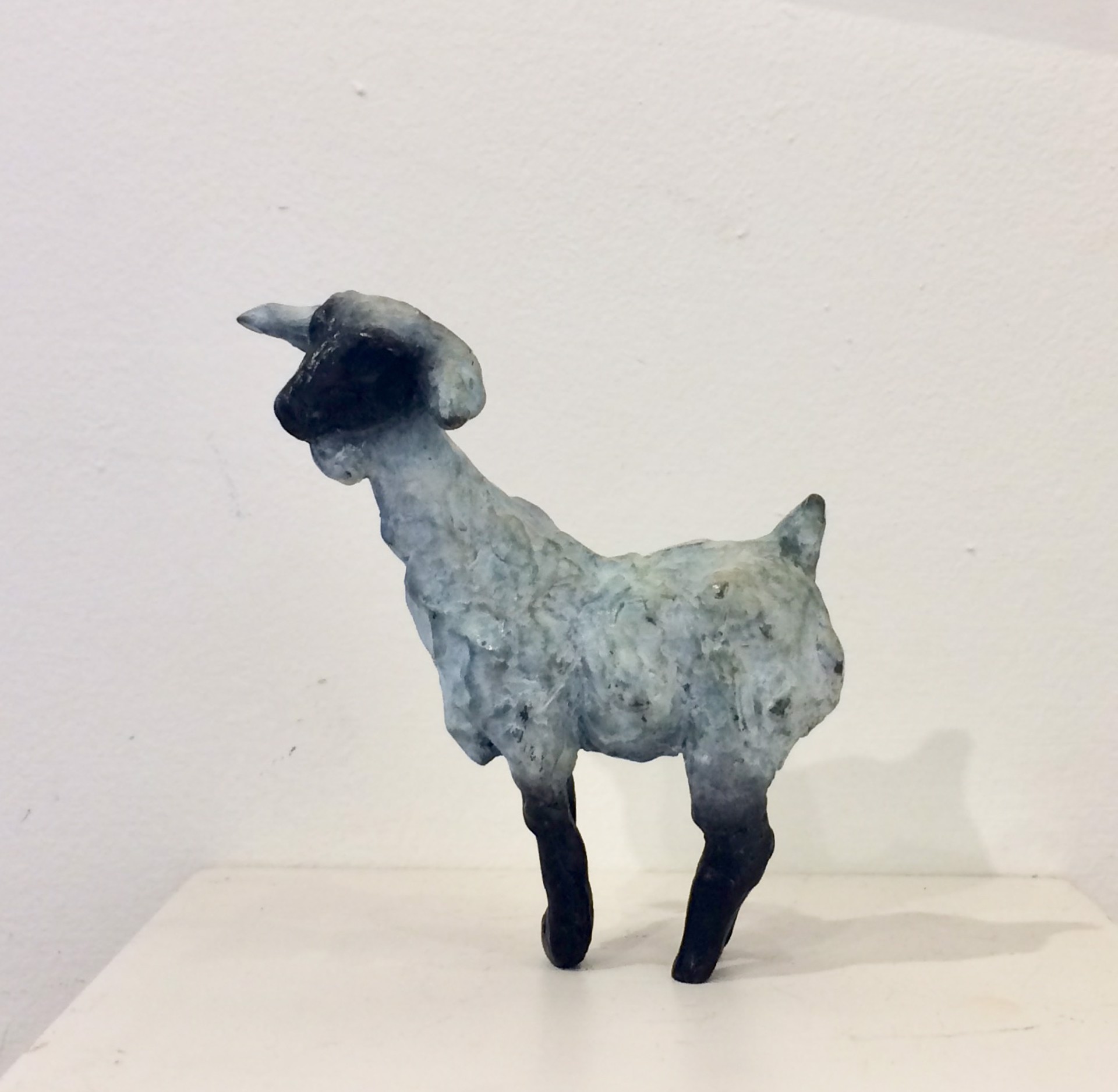 Black and White Goat, small by Copper Tritscheller
