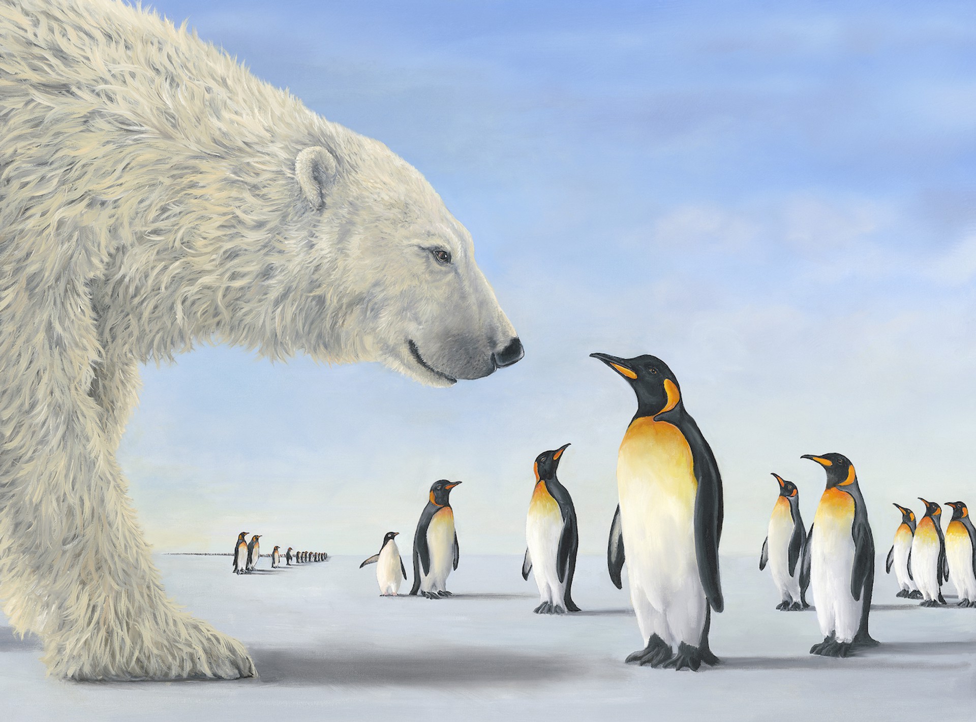 Meeting On The Ice by Robert Bissell