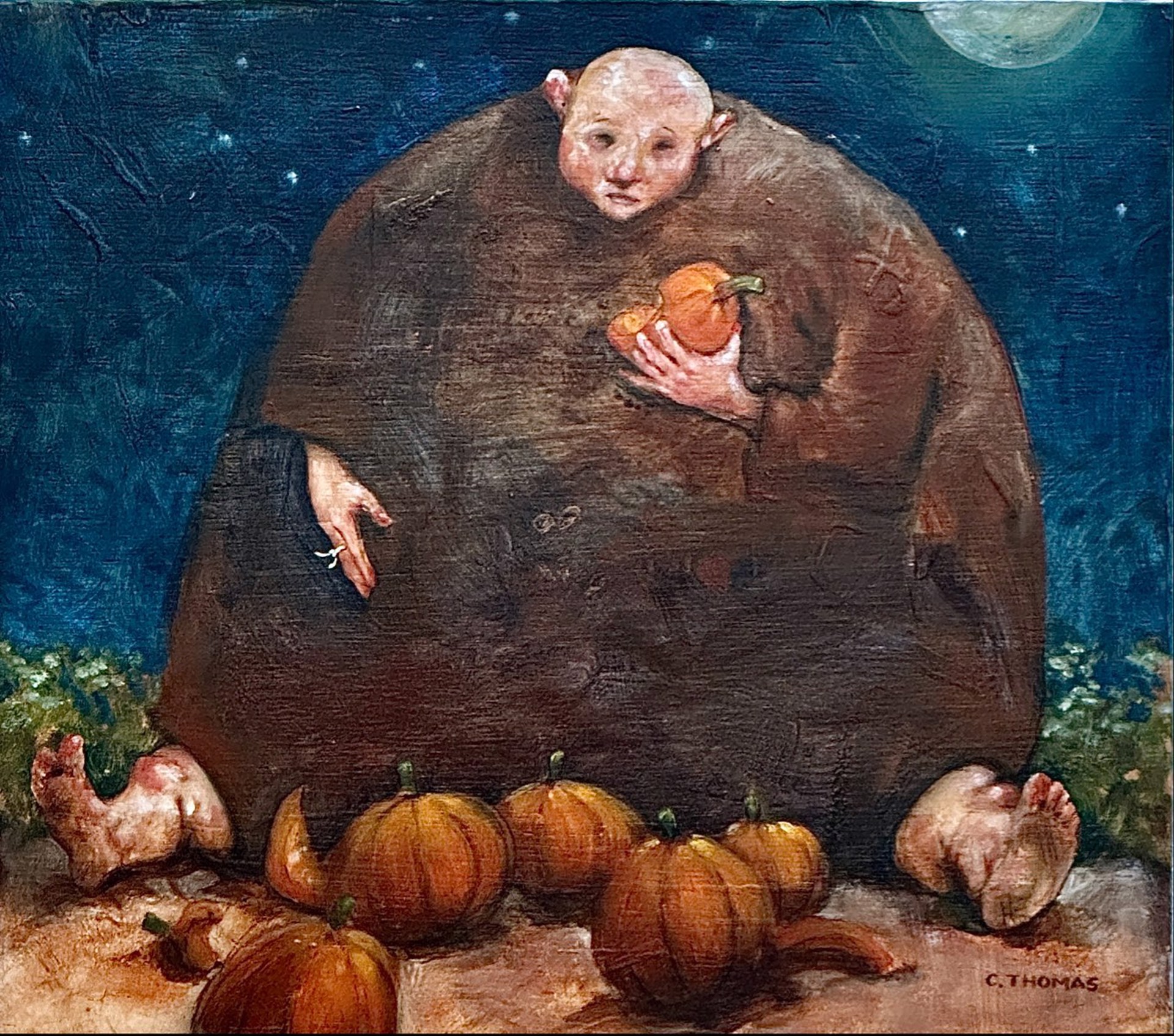 "Pumpkin Man" by Clayton Thomas by Art One Resale Inventory