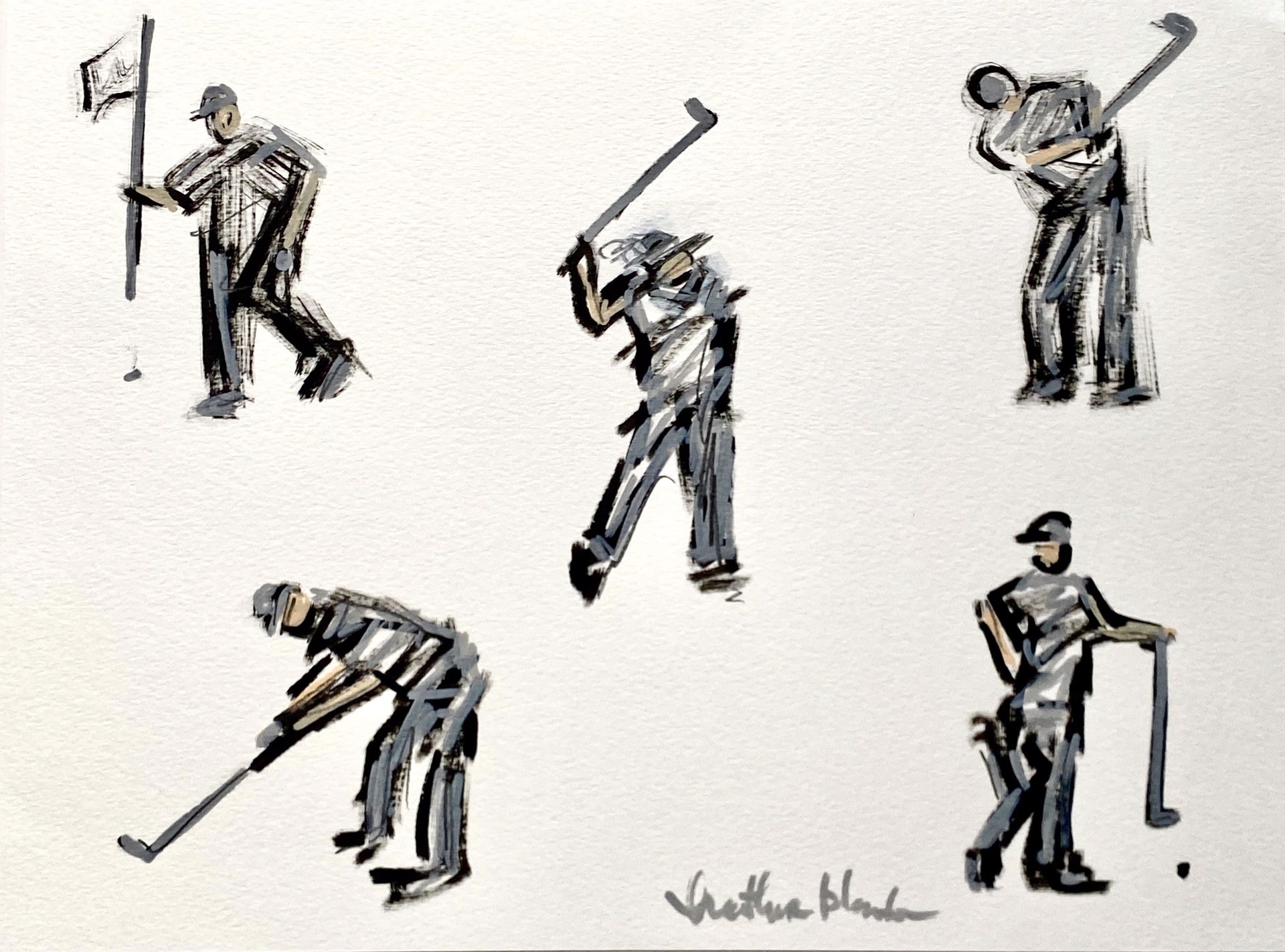 #880 Golf III by Heather Blanton