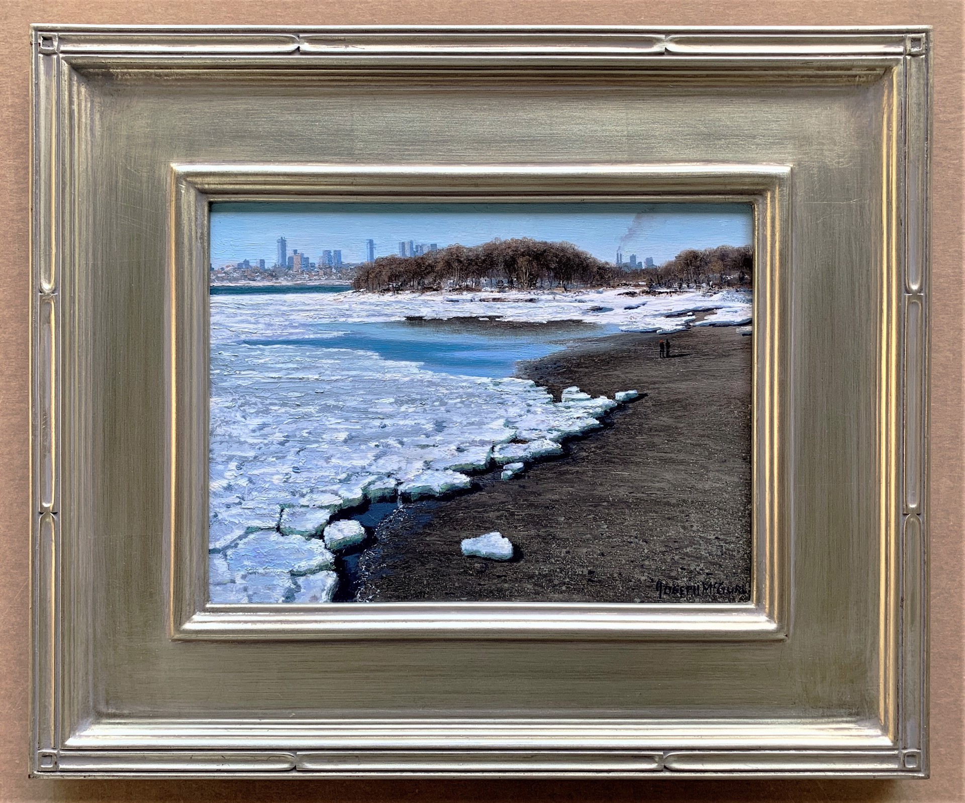 Boston Harbor Islands Project:  Ice Floes on Thompsons Island by Joseph McGurl