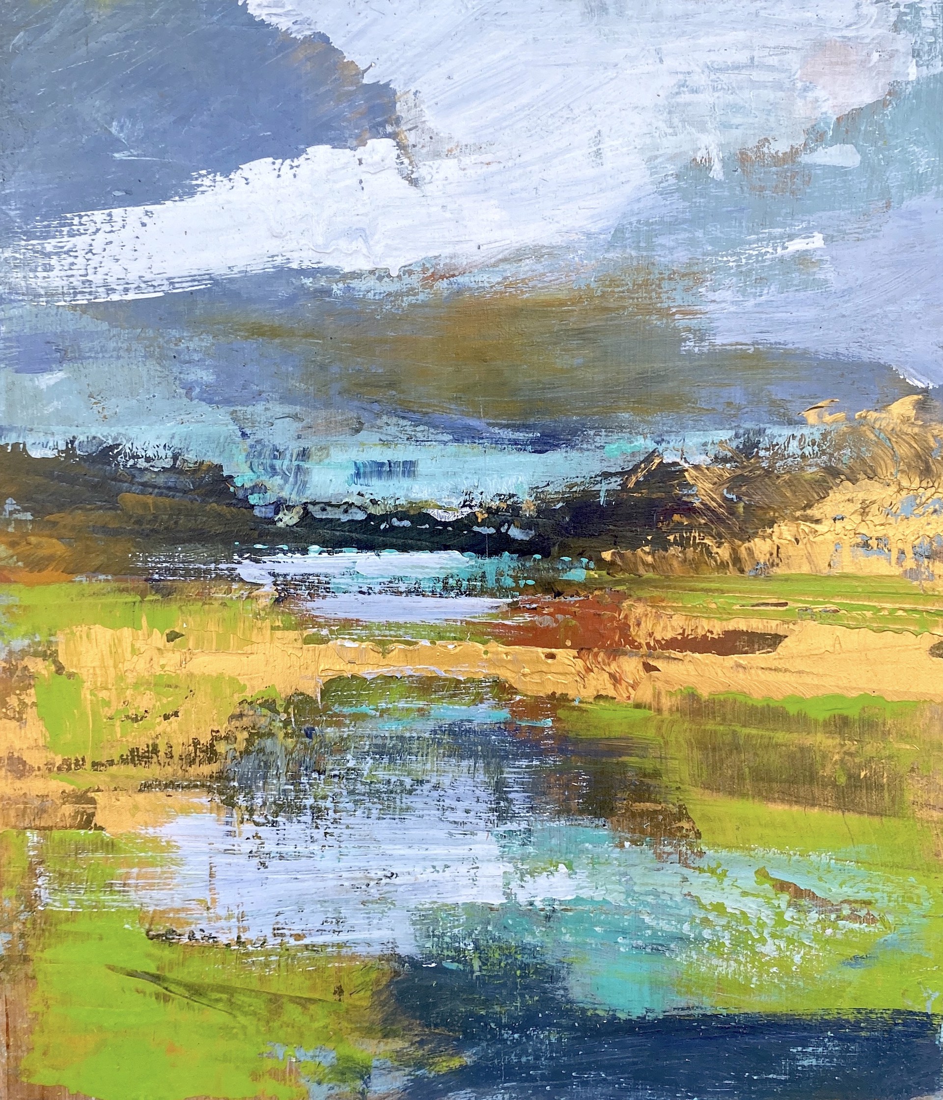 Landscape with Lime by Mike Perry