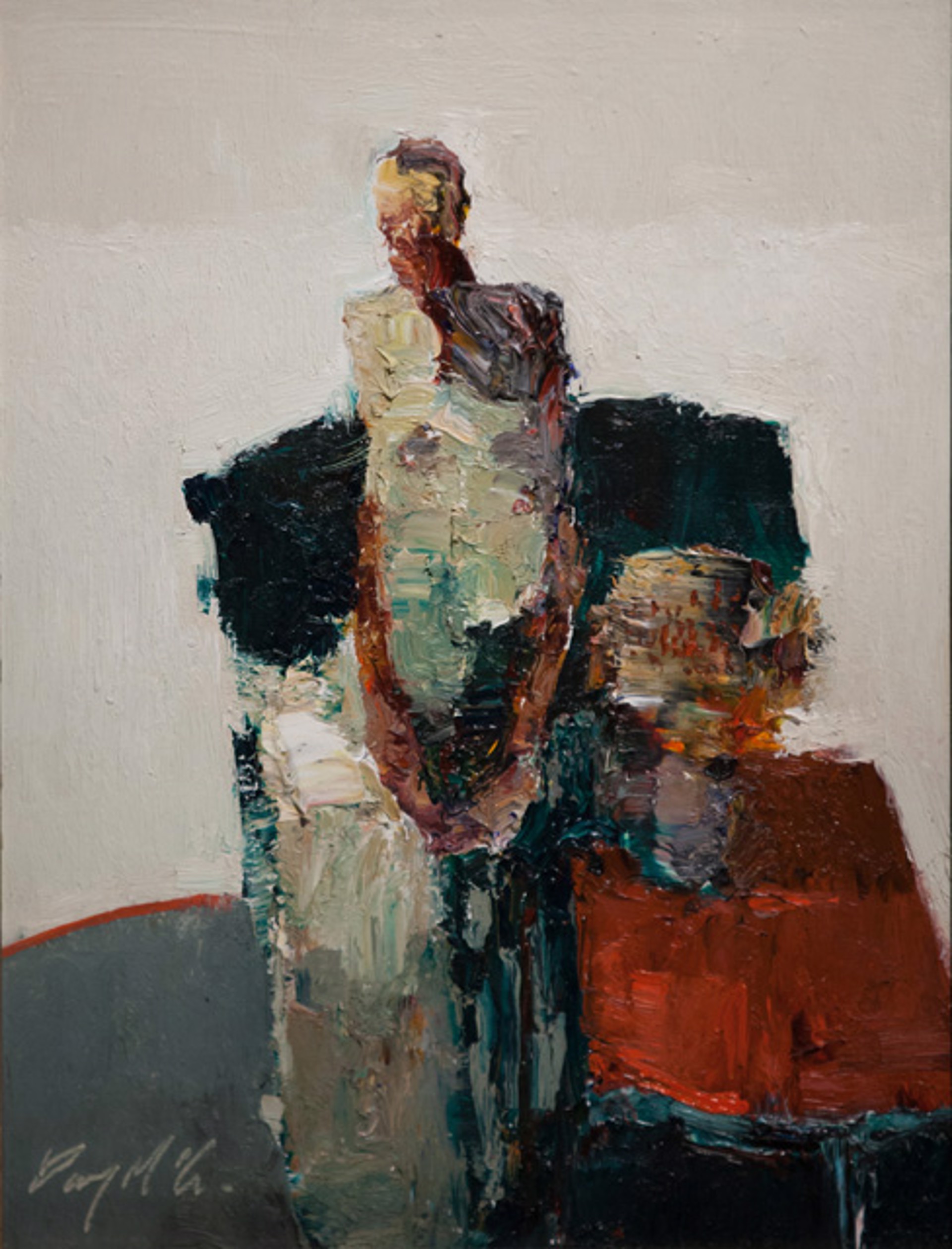 Figure with Flowers by Danny McCaw