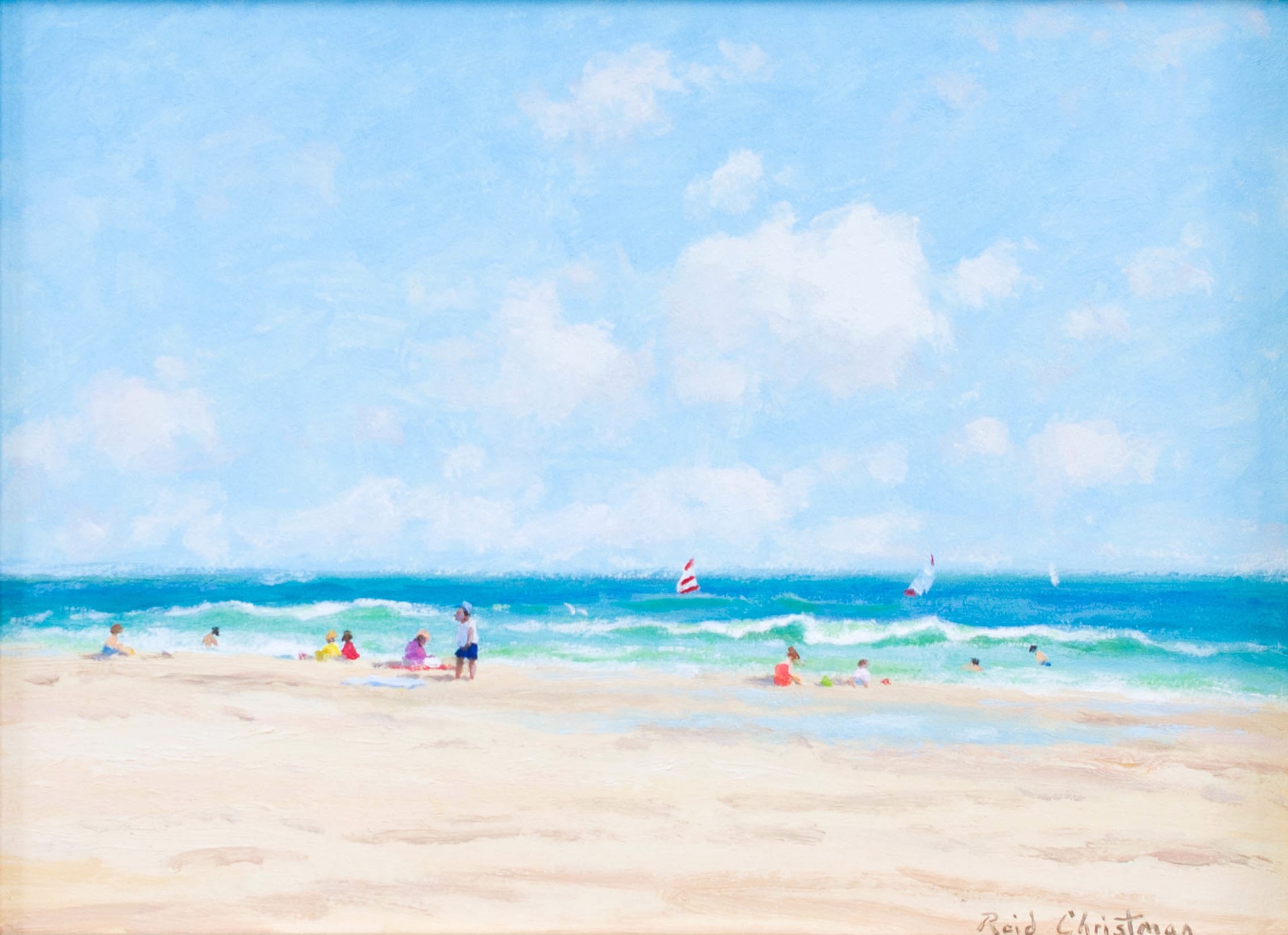 Beach Scene by Reid Christman