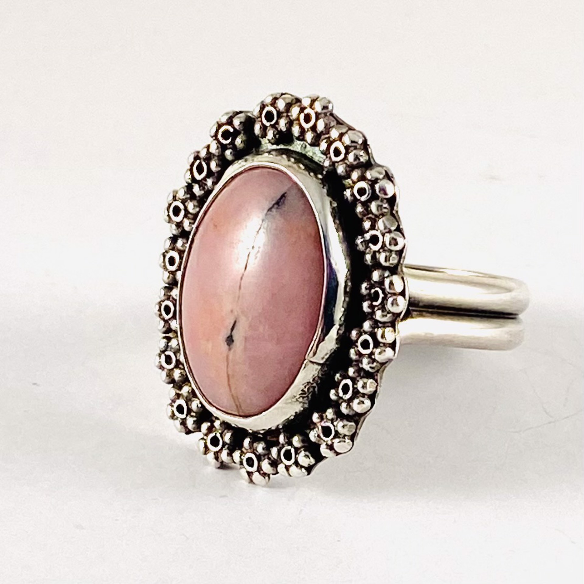 AB21-9 Rhodonite Ring by Anne Bivens