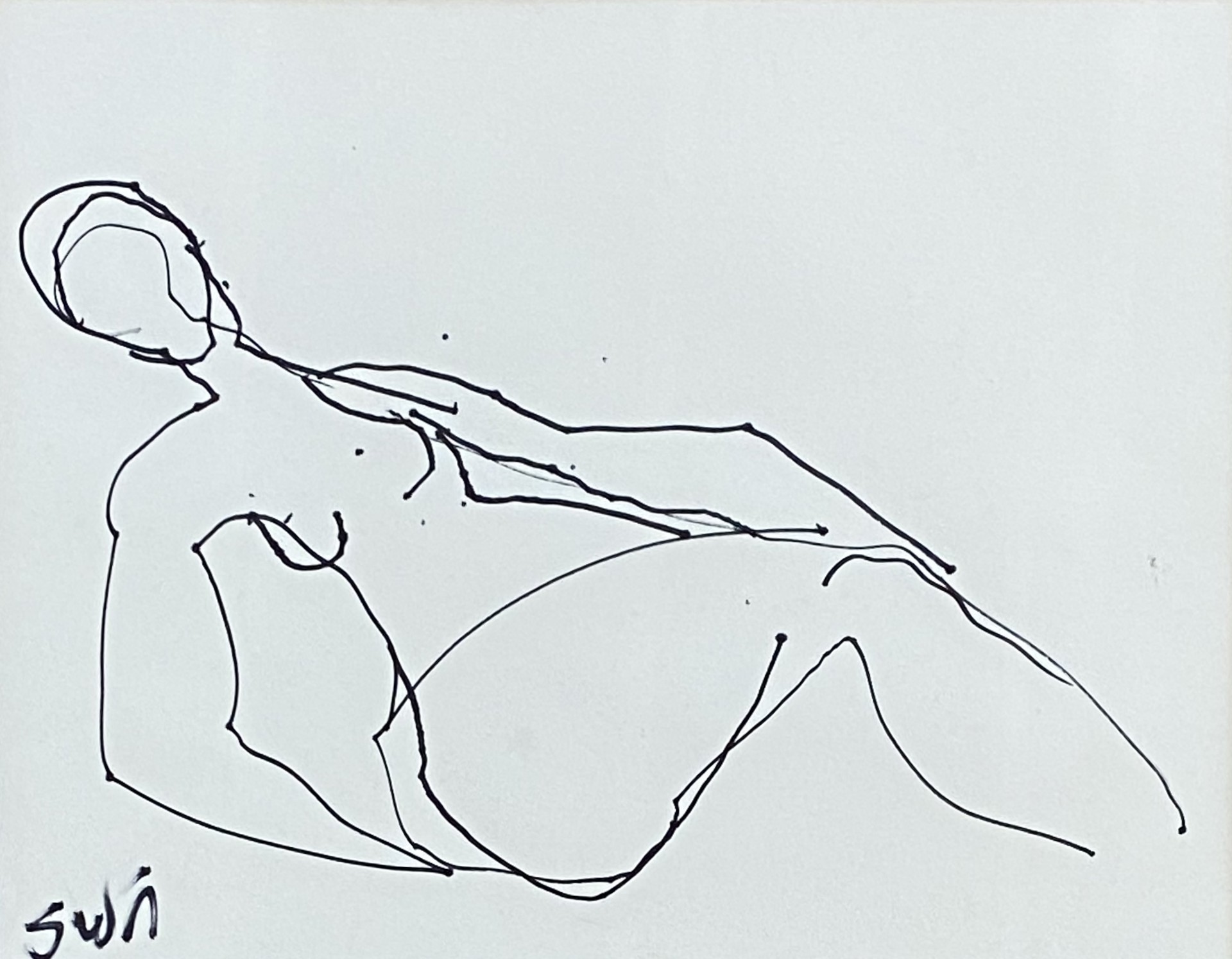 Reclining Nude by Susan Altman