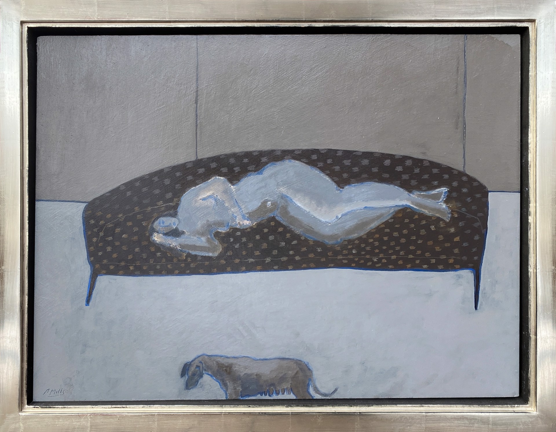 Nude With A Blue Aura by Gigi Mills