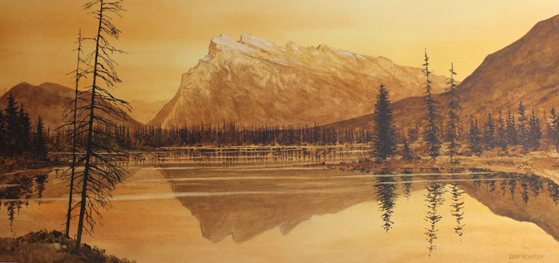 Mount Rundle by Keith Thomson