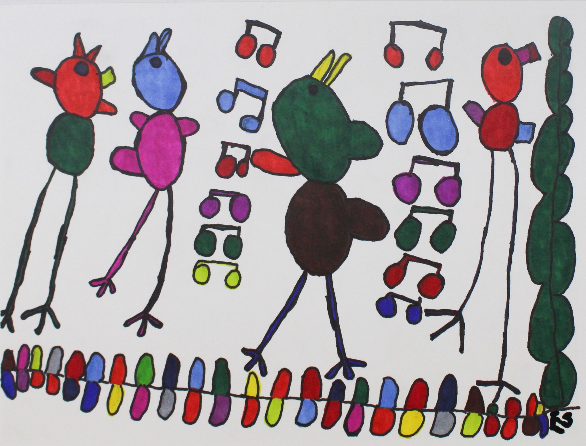Singing Birds by Eileen Schofield