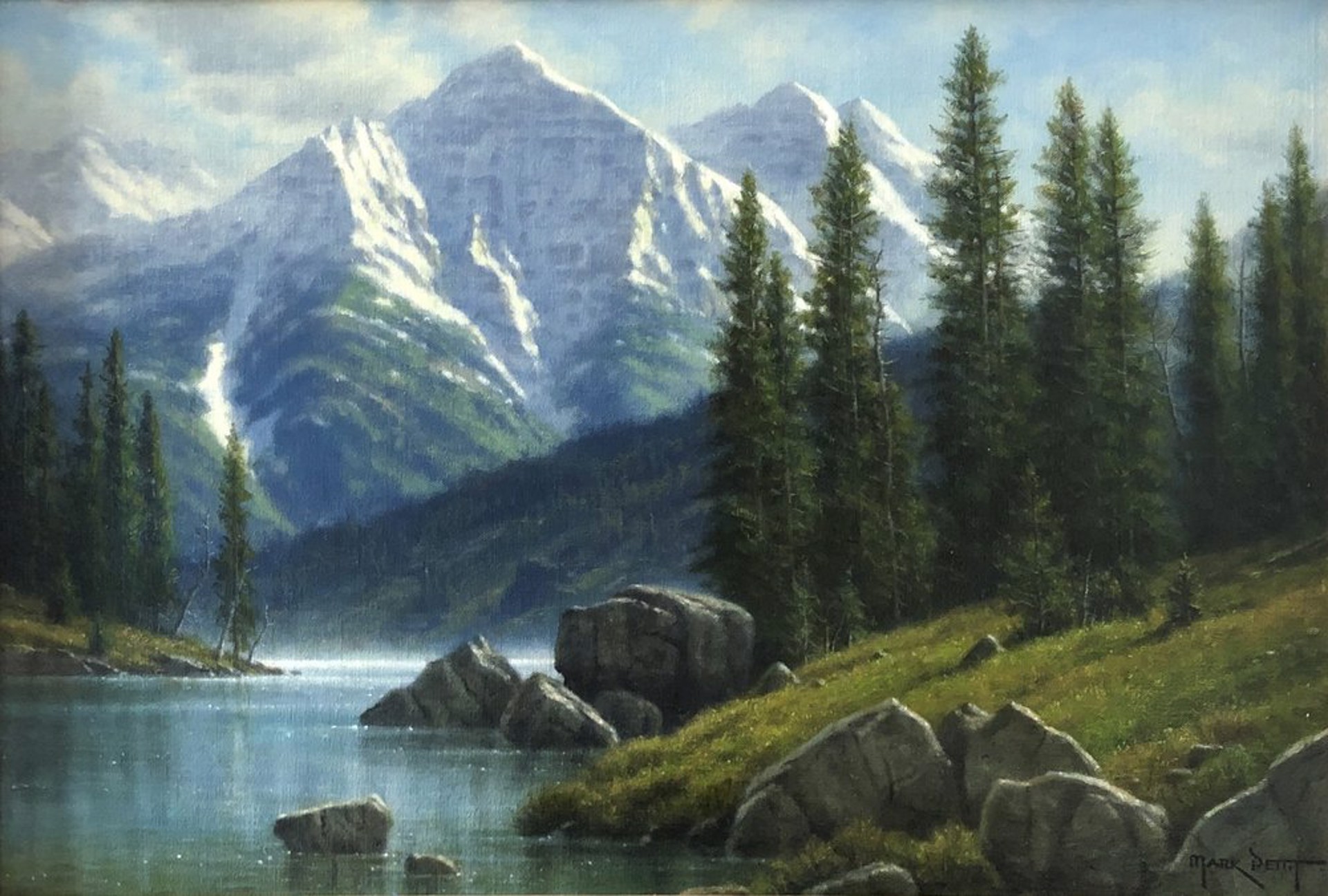 High Mountain Lake by Mark Pettit