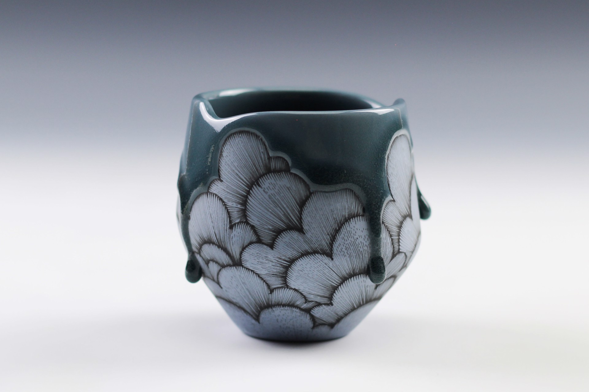 Small Gray Cup by Noelle Hoover