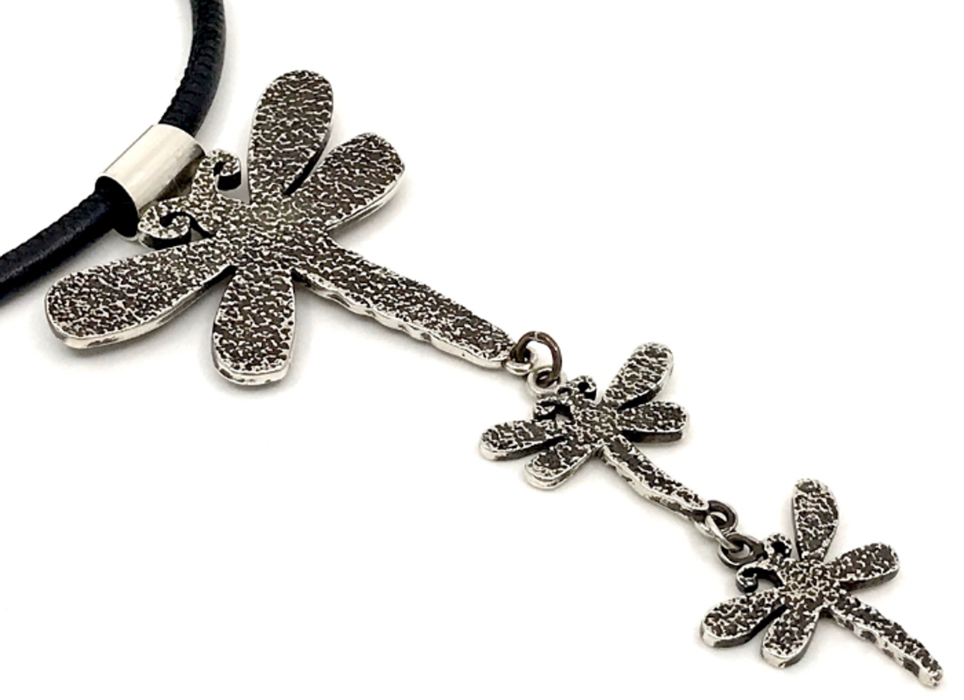 Trust, Believe & Dream(Yazzie Girls) 3 dragonfly pendant by Melanie A. Yazzie
