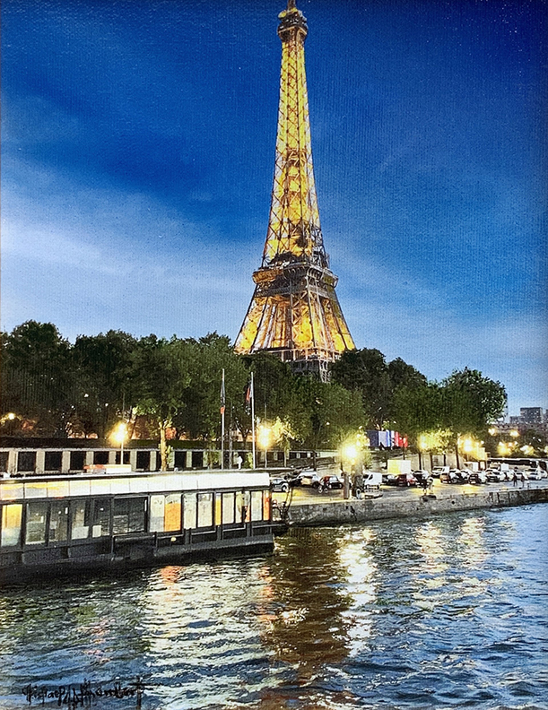 Eiffel at Night by Michael A. F. Gumbert