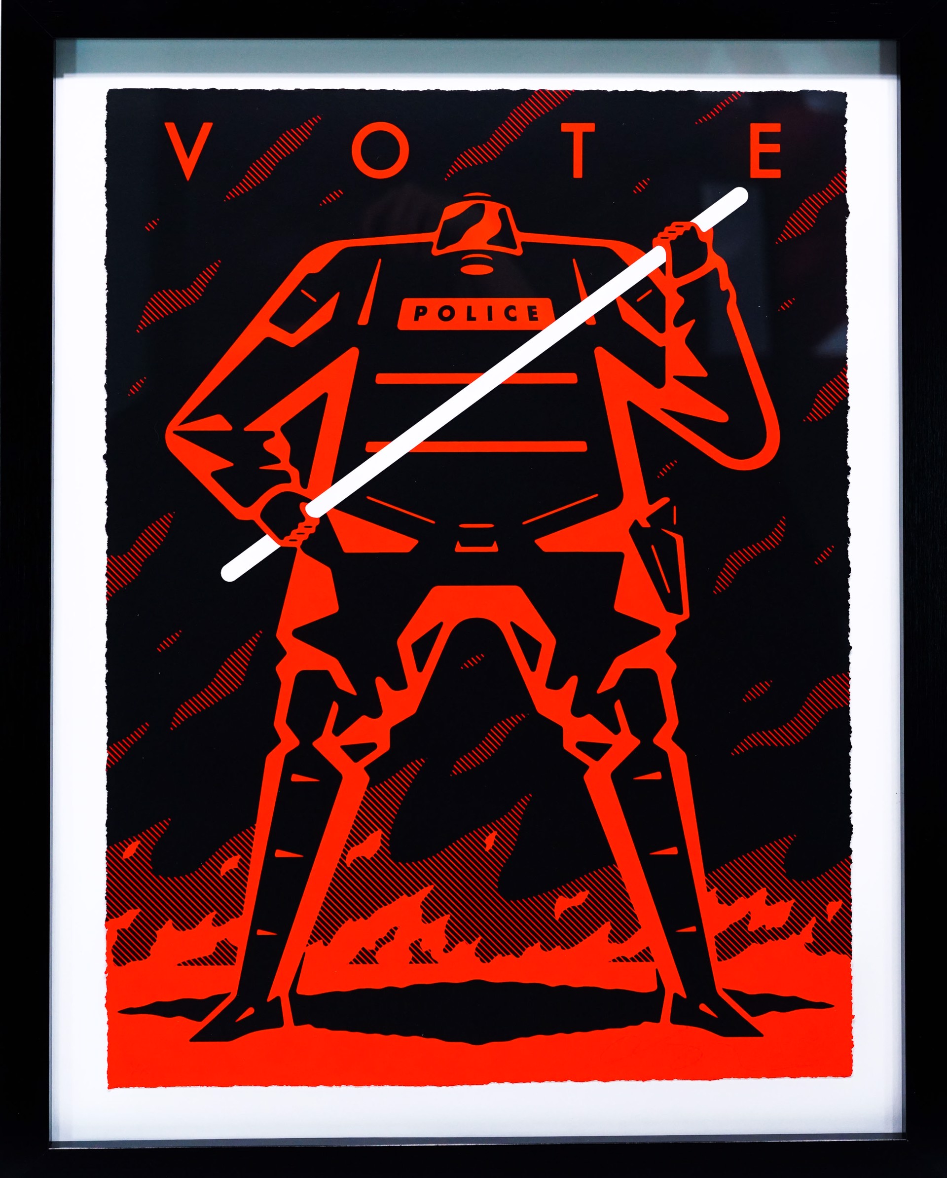 Vote-Red 9/100 by Cleon Peterson