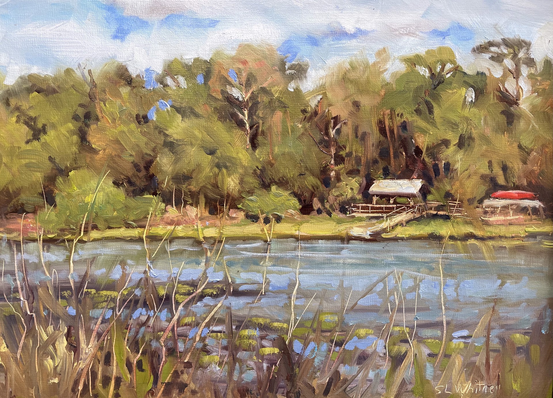 Across the Water - SOLD by Sherry Whitney