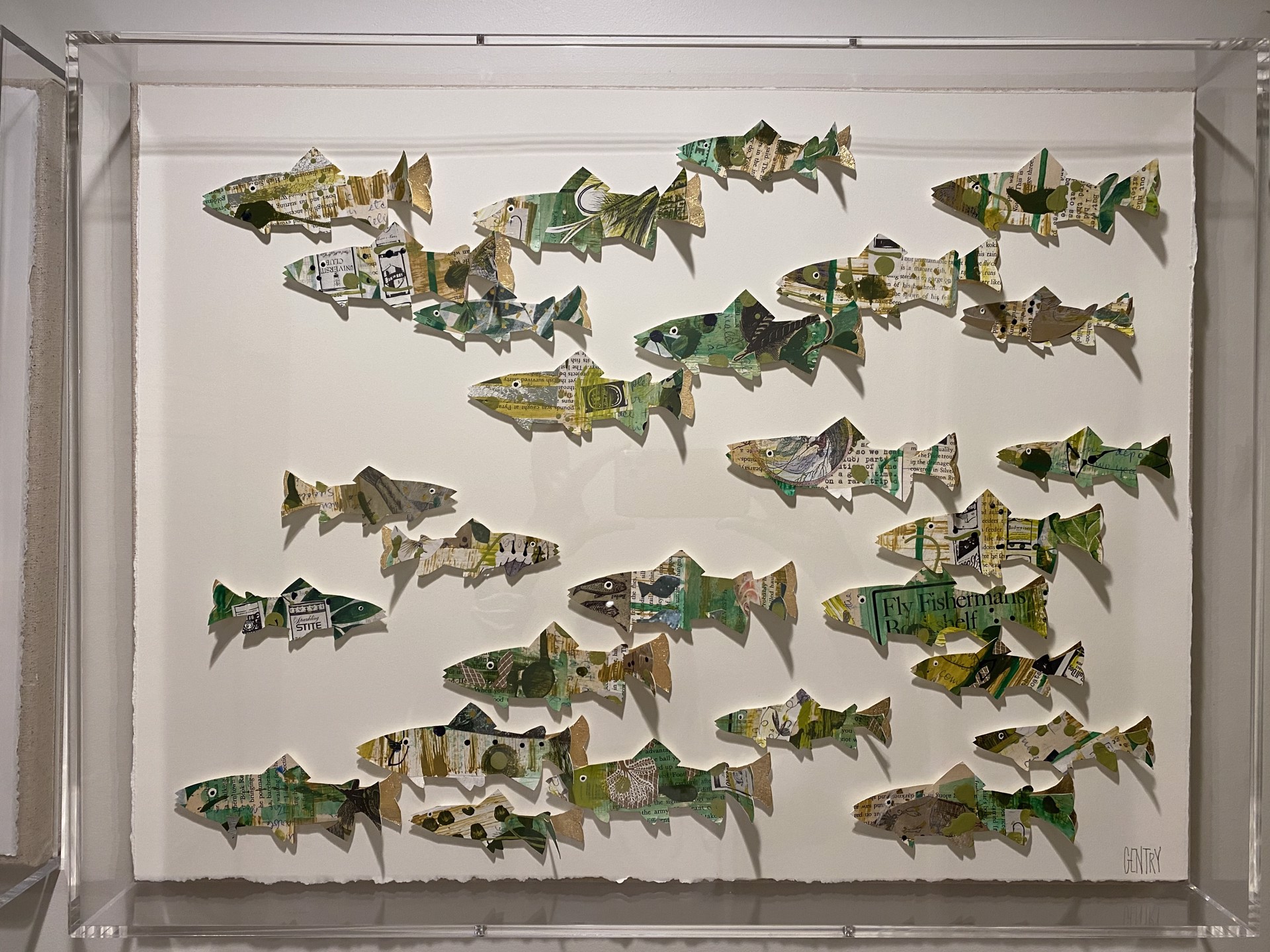 Fish Collage 27 by Sarah Gentry