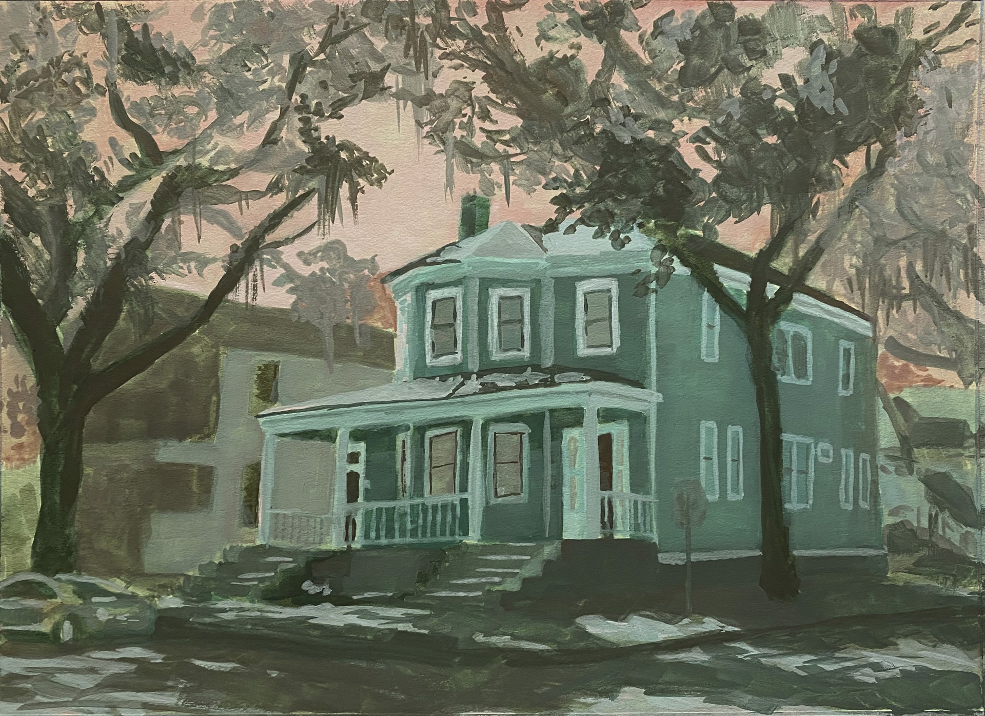 House in Savannah - Afternoon by Tonia Yiu