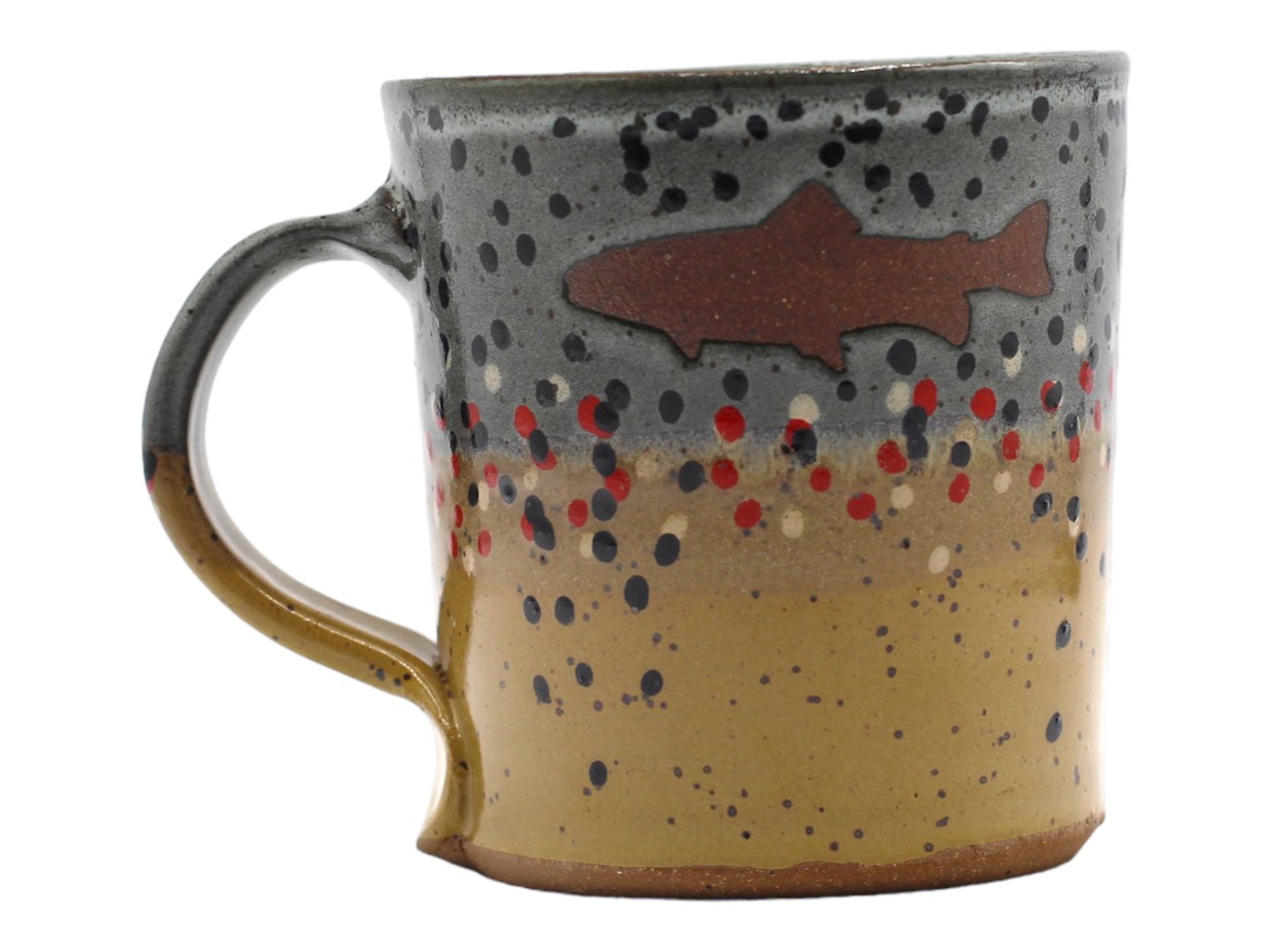 Rainbow Trout Mug by Stephen Mullins