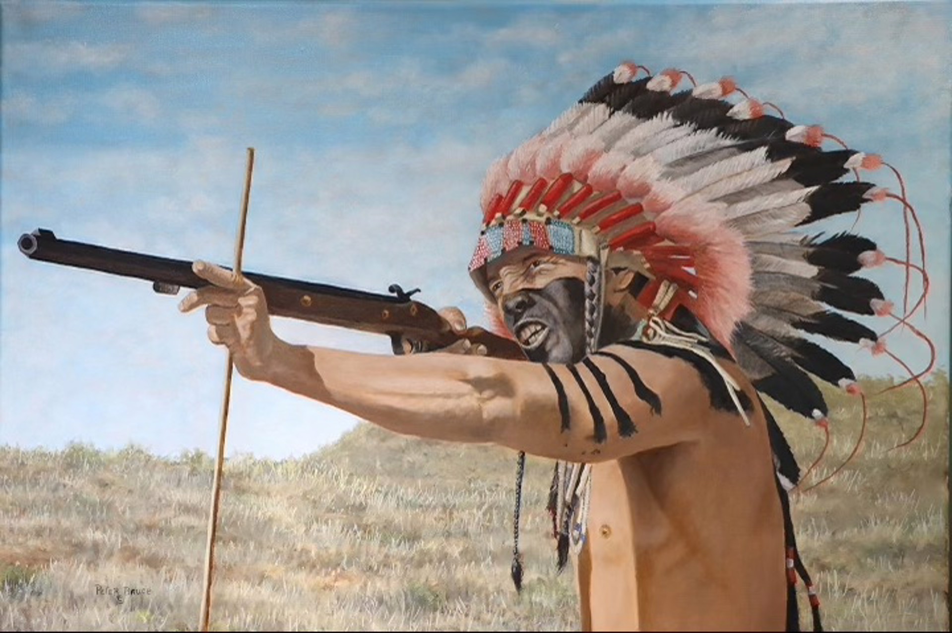 Crow Warrior by Peter Bruce