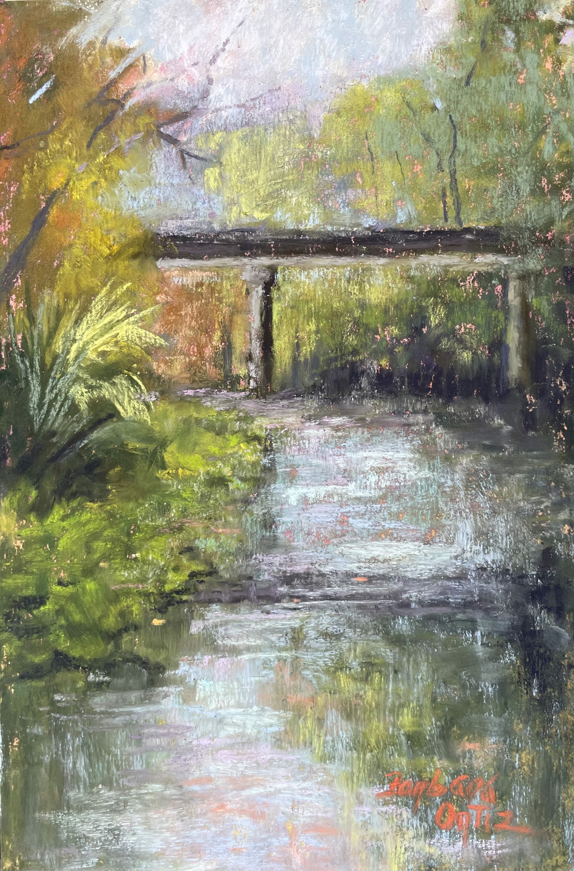 Misty River - SOLD by Barbara Ortiz