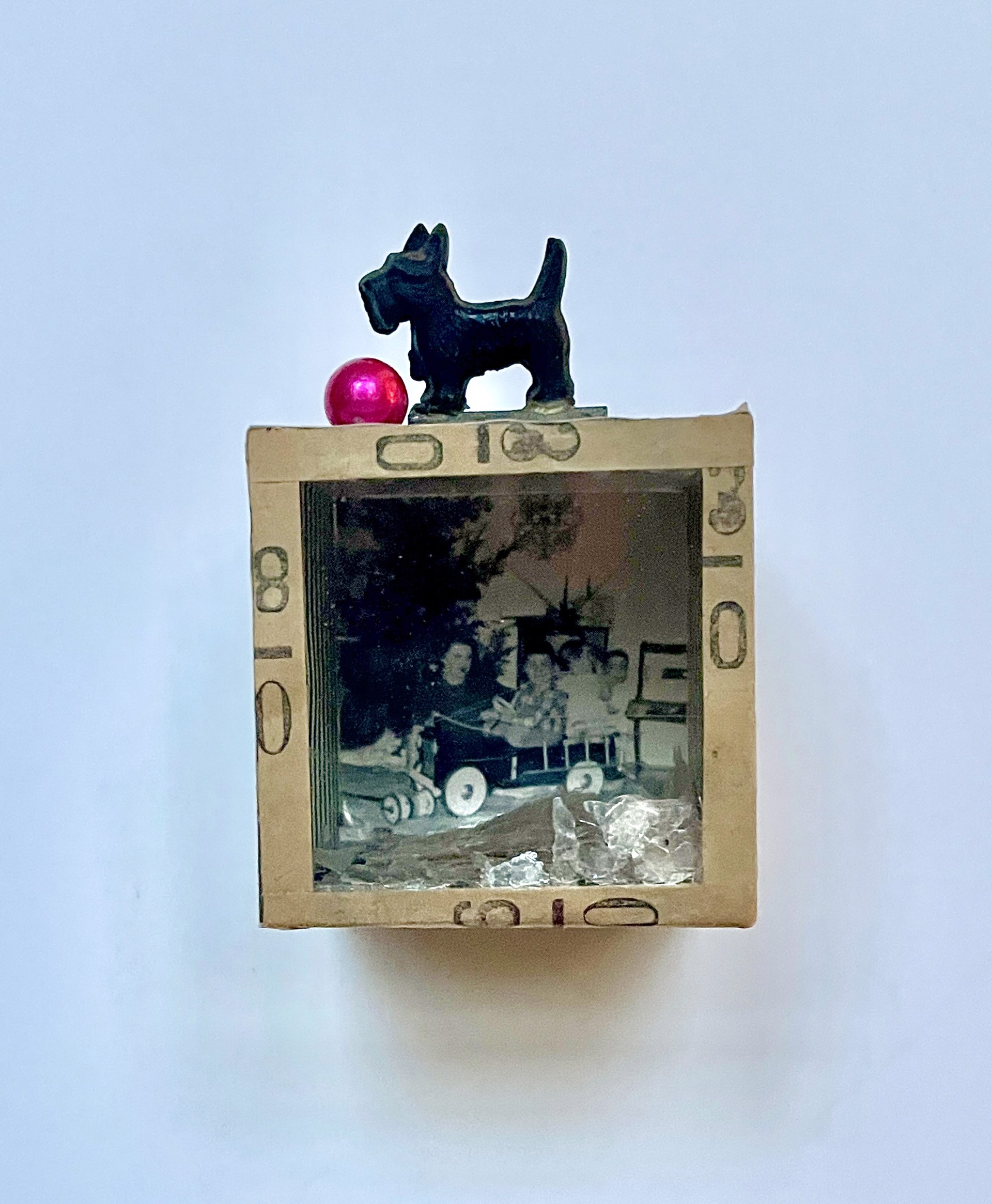 Scottie Over Snow by Susan Gunn