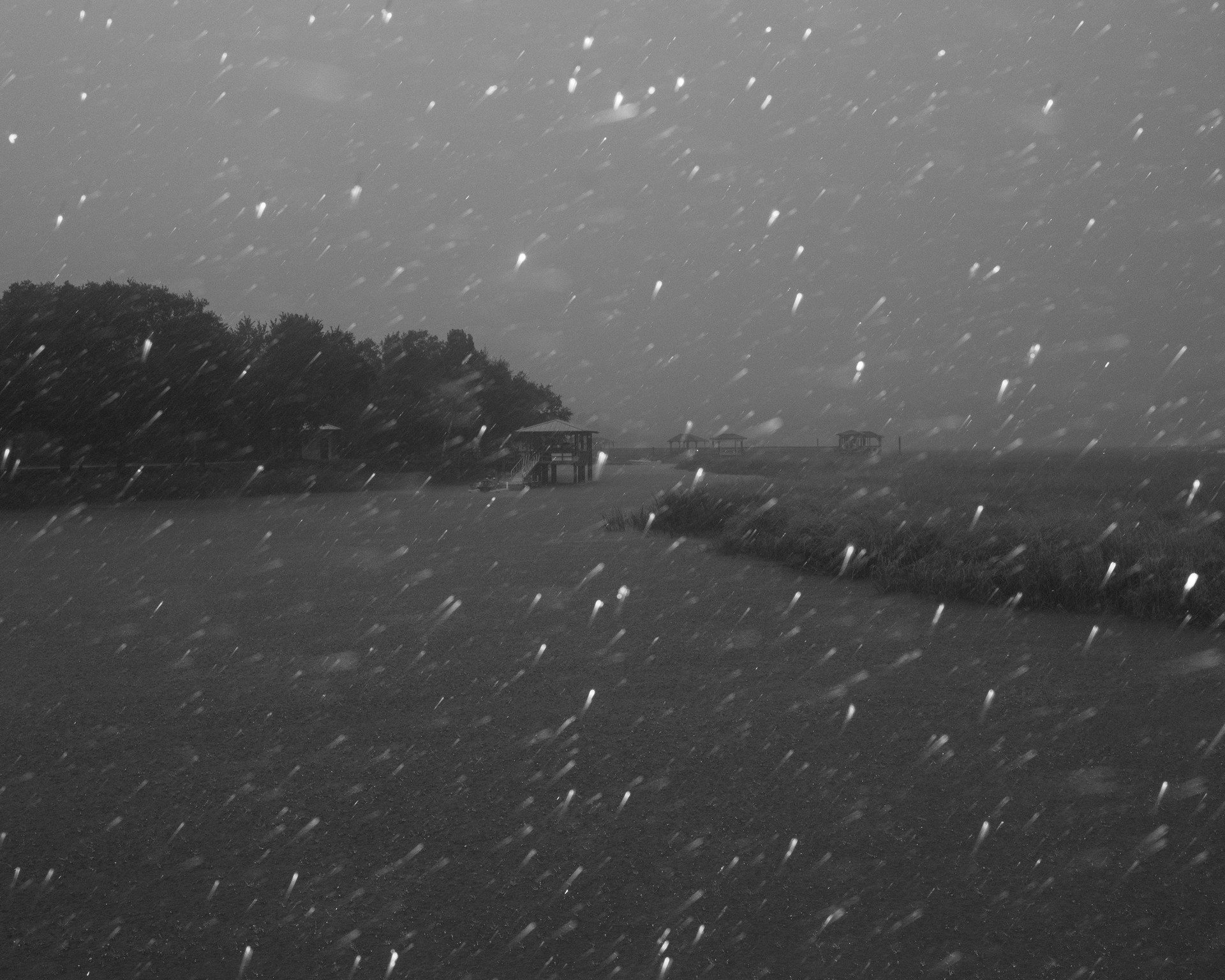Summer Storm, Herb Creek, Isle of Hope, Georgia by Parker Stewart