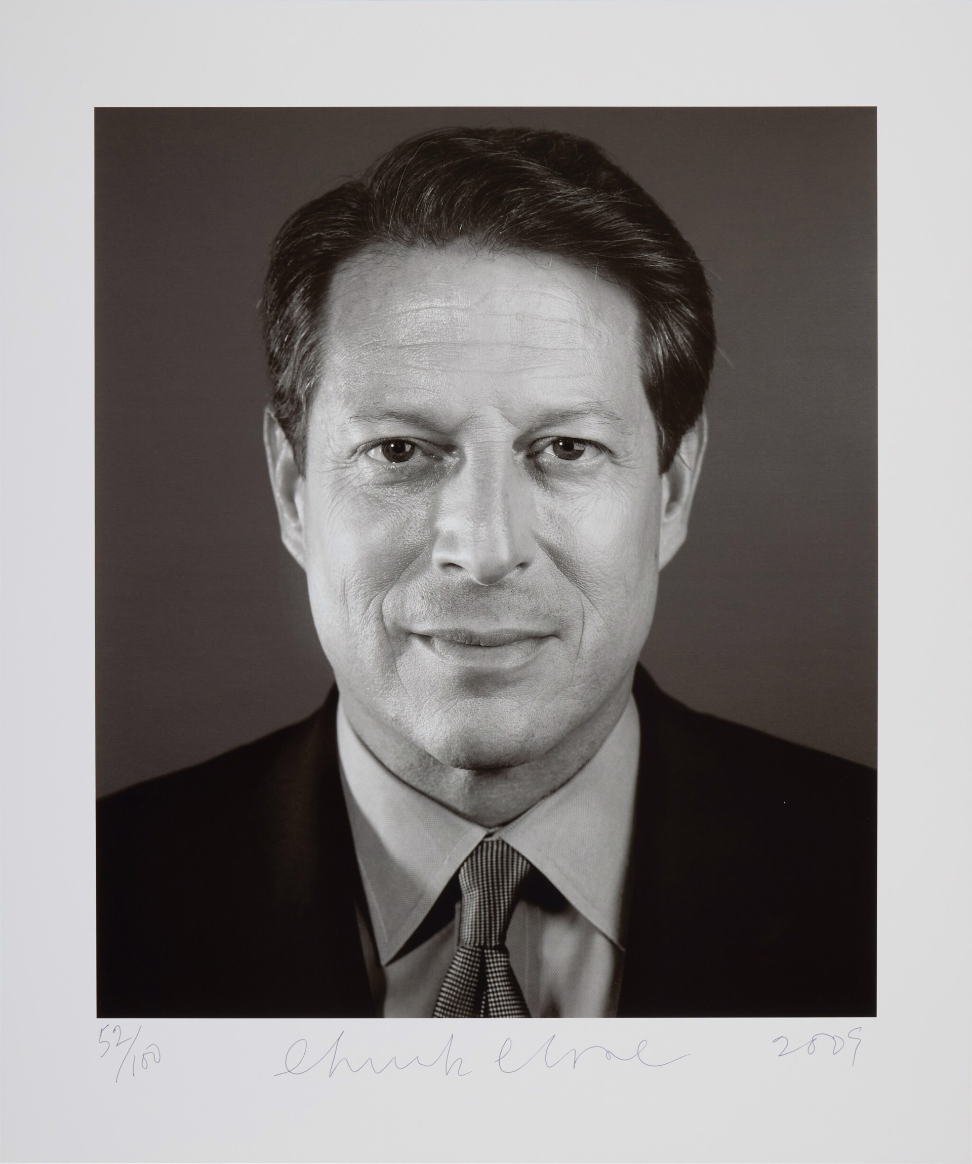 Al Gore (from America: Now + Here portfolio) by Chuck Close