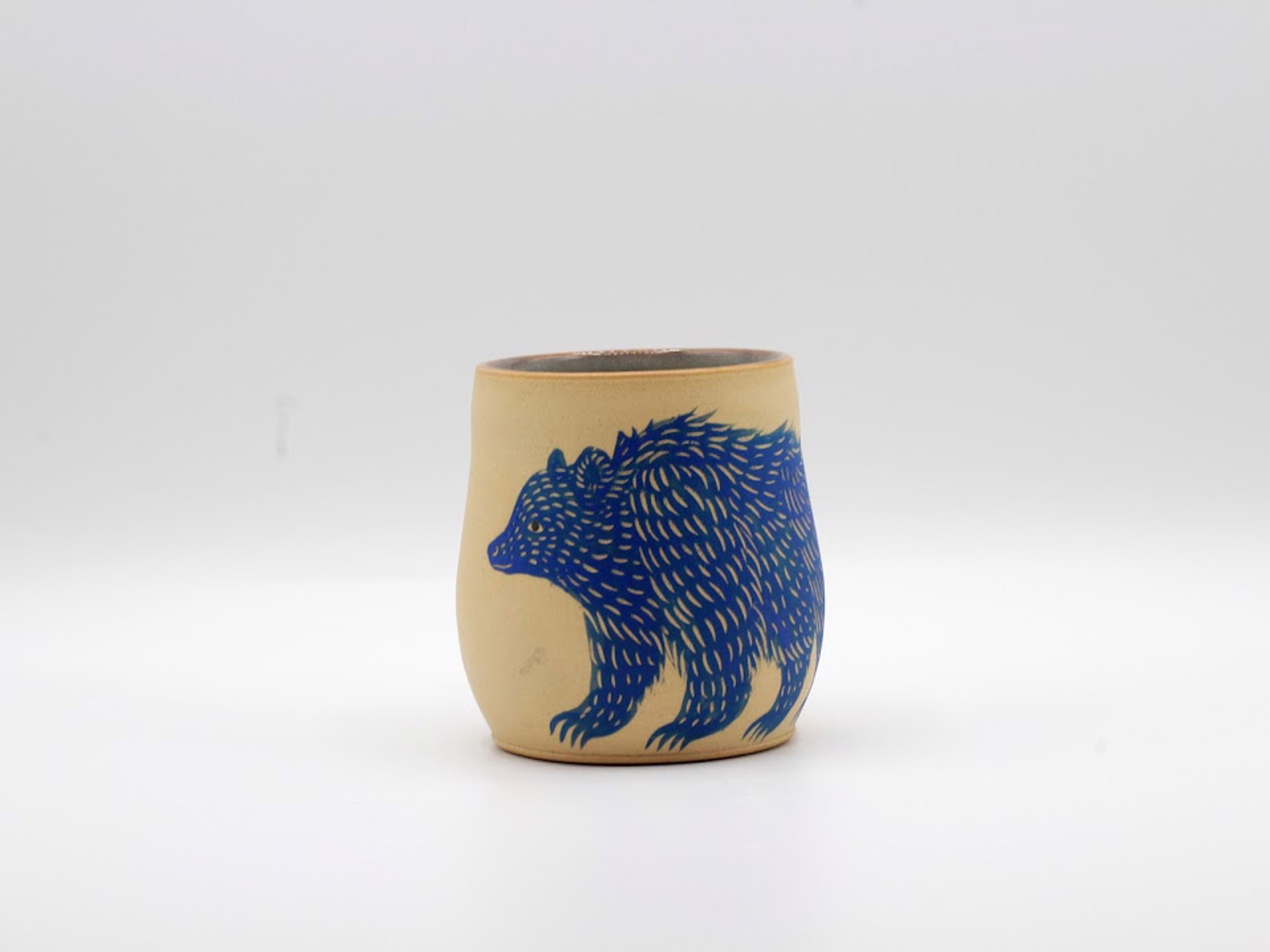 Blue Bear Mug by Christine Sutton