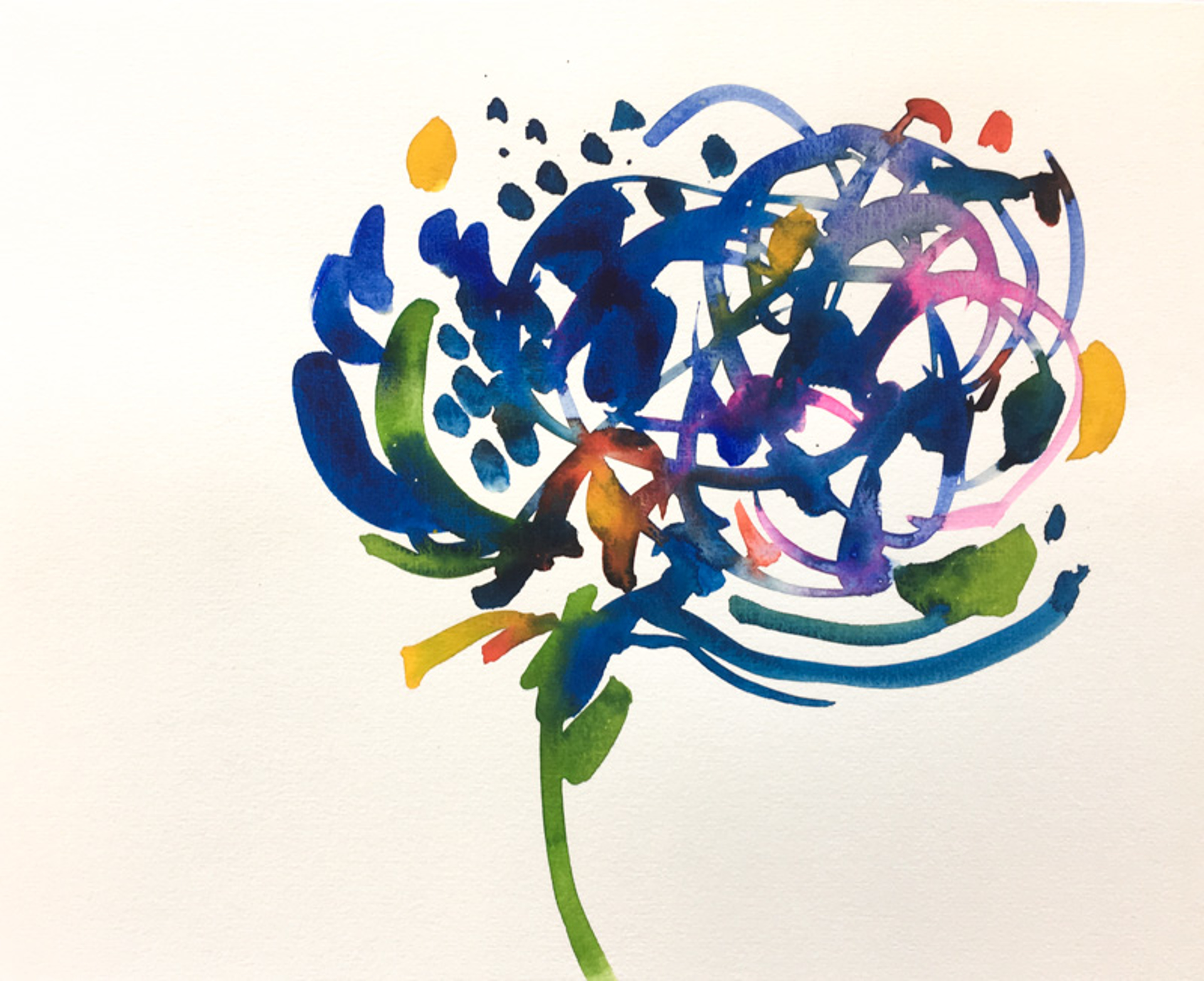 Floral Watercolor No. 8 by Christian Rothmann