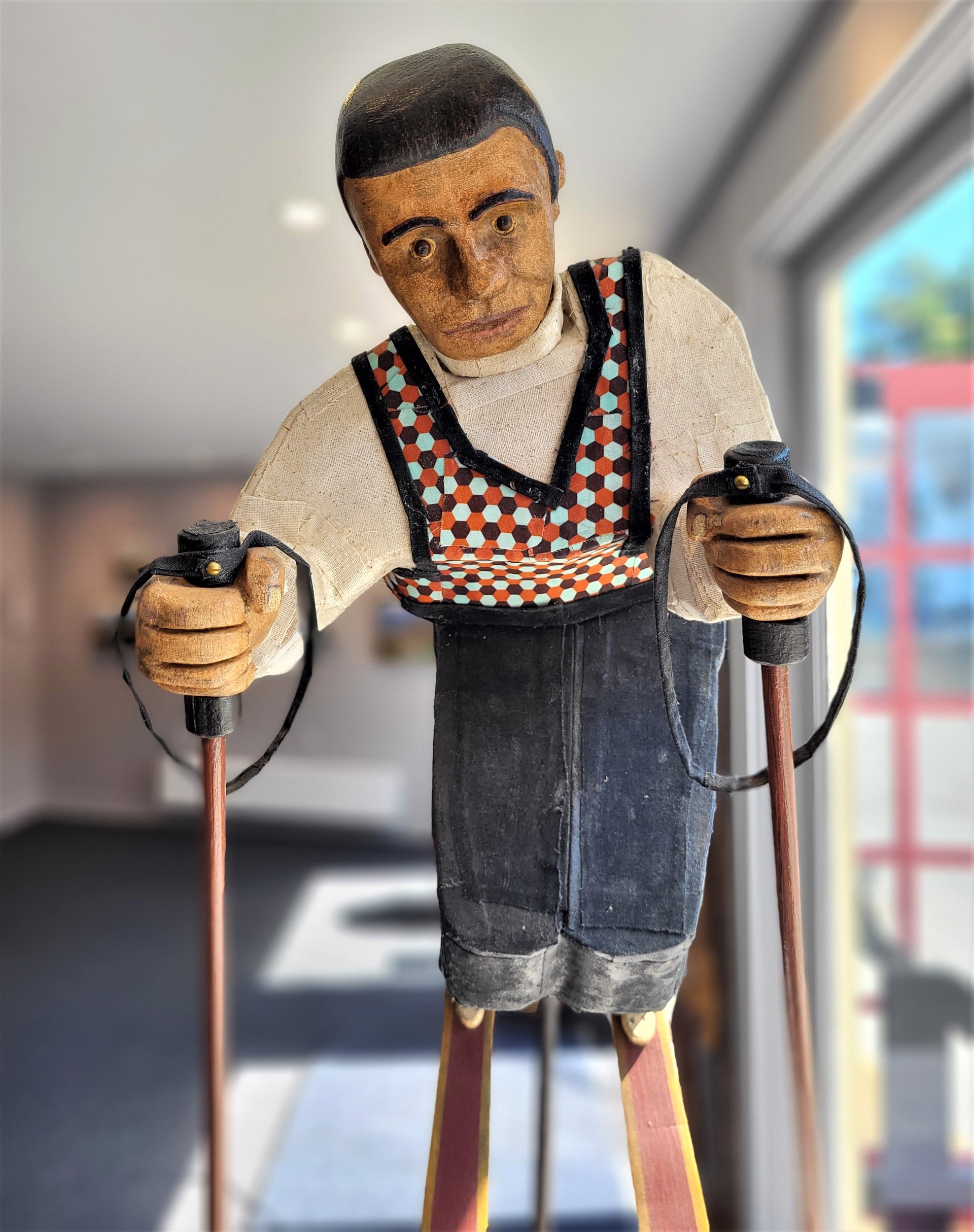 DOWNHILL SKIER by HARVEY PETERSON