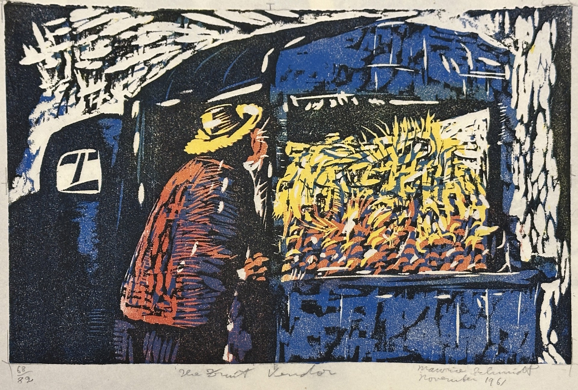 The Fruit Vendor by Maurice Schmidt