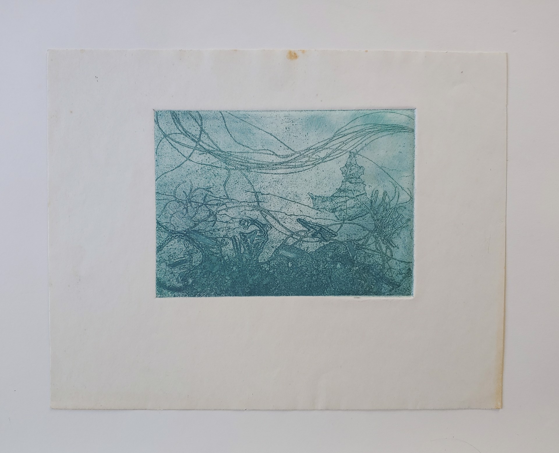 Abstract Etching Print by David Amdur